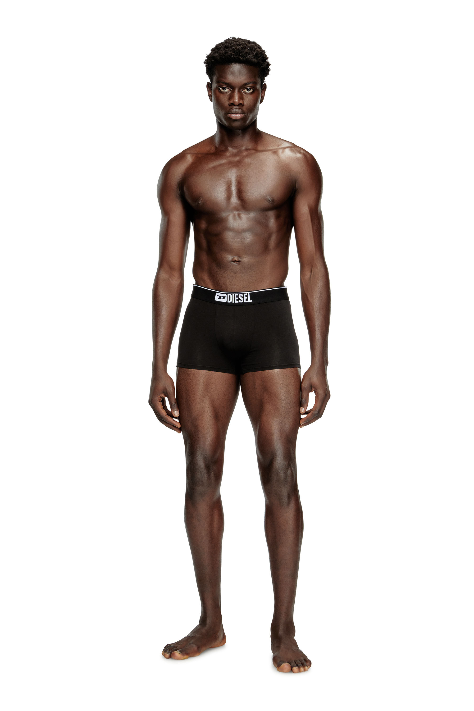 Men's Five-pack of plain boxer briefs | Black | Diesel