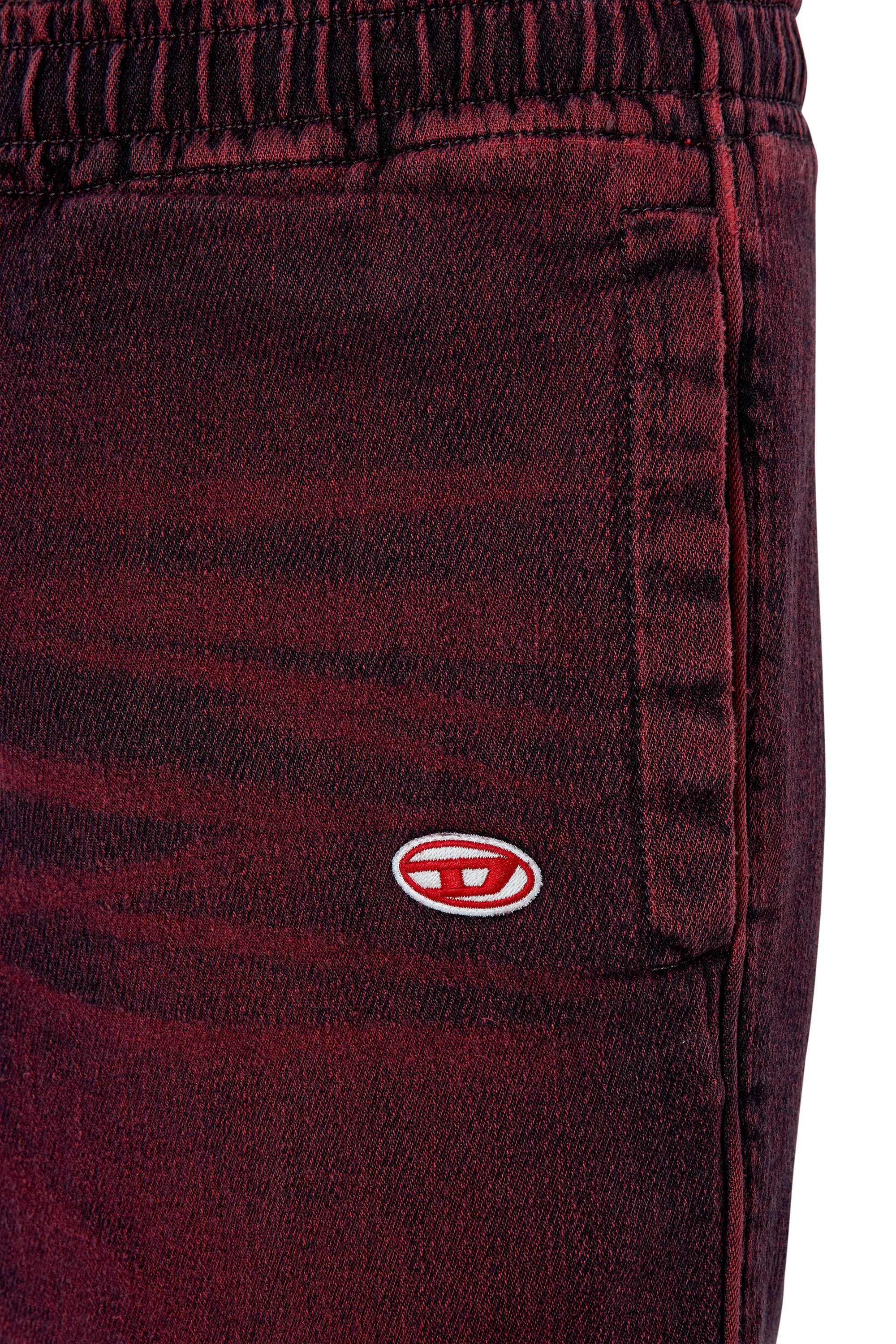 Diesel - D-Lab Track Denim 09G91 Tapered, Burgundy - Image 5