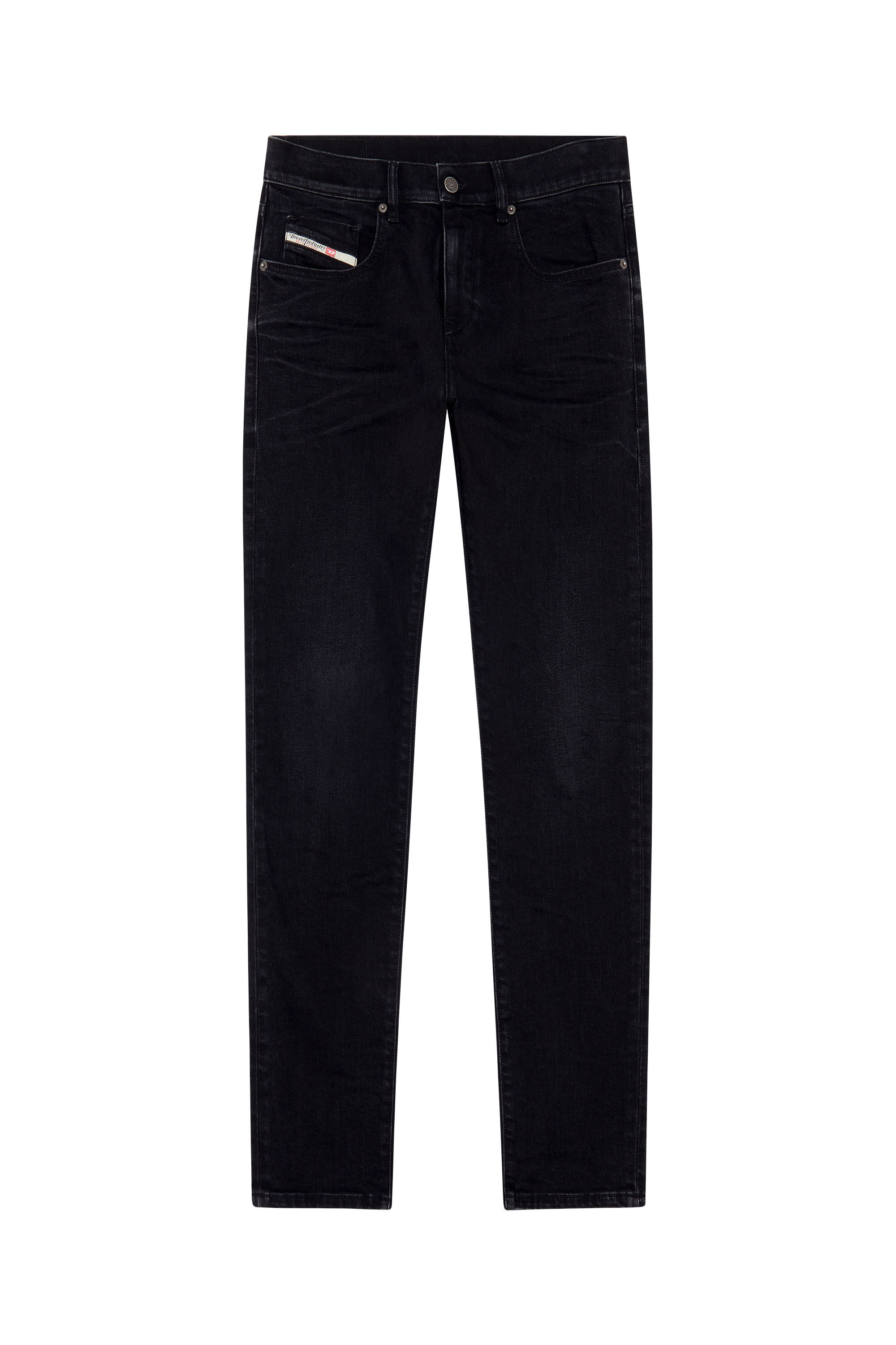 Diesel - Slim Jeans 2019 D-Strukt 09D48, Black/Dark grey - Image 2