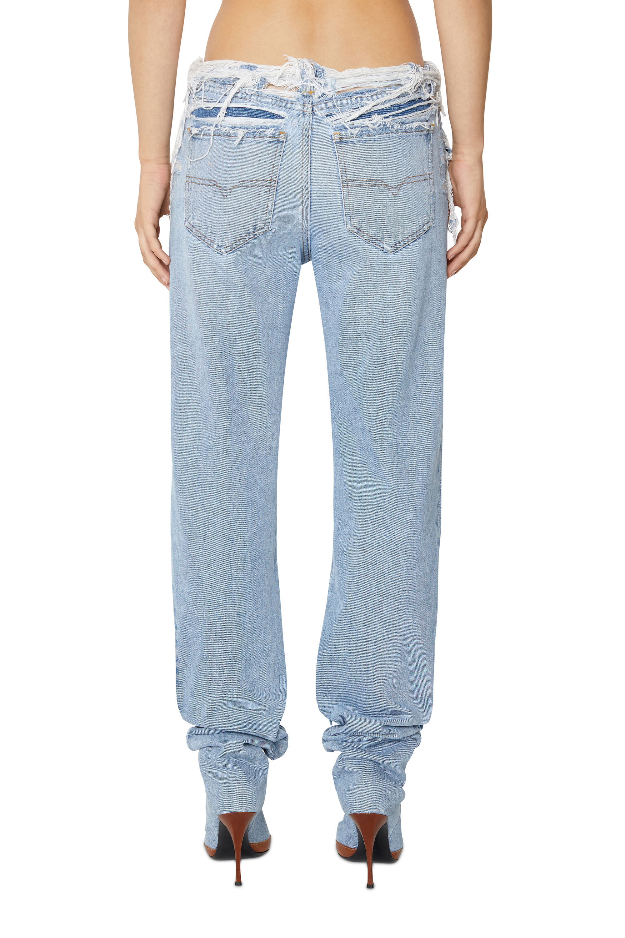 Diesel - 1956 D-Tulip 007N7 Straight Jeans, Medium blue - Image 4