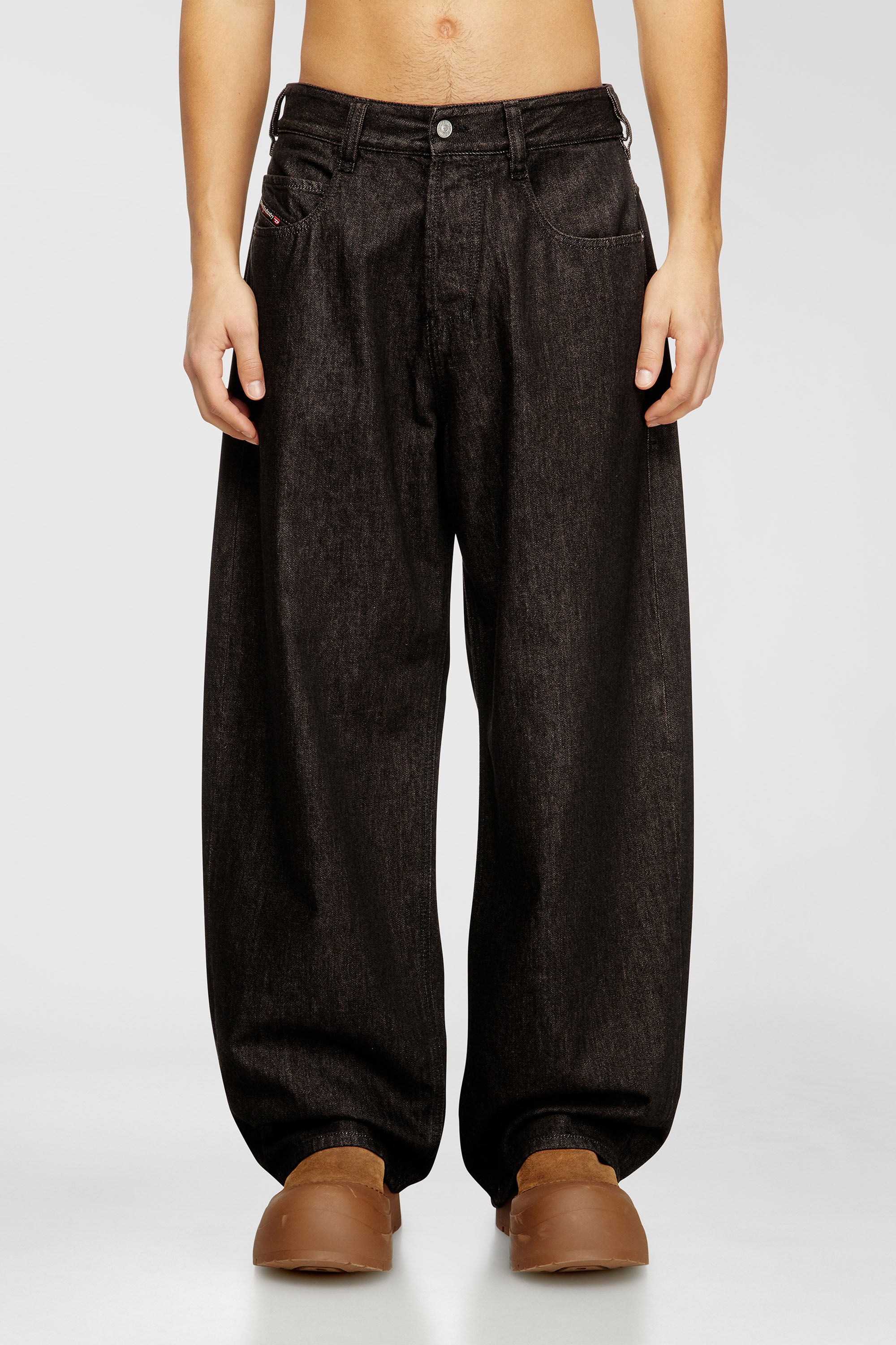 Diesel - Unisex's Relaxed Jeans 1997 D-Enim-M 09N25, Black/Dark grey - 2
