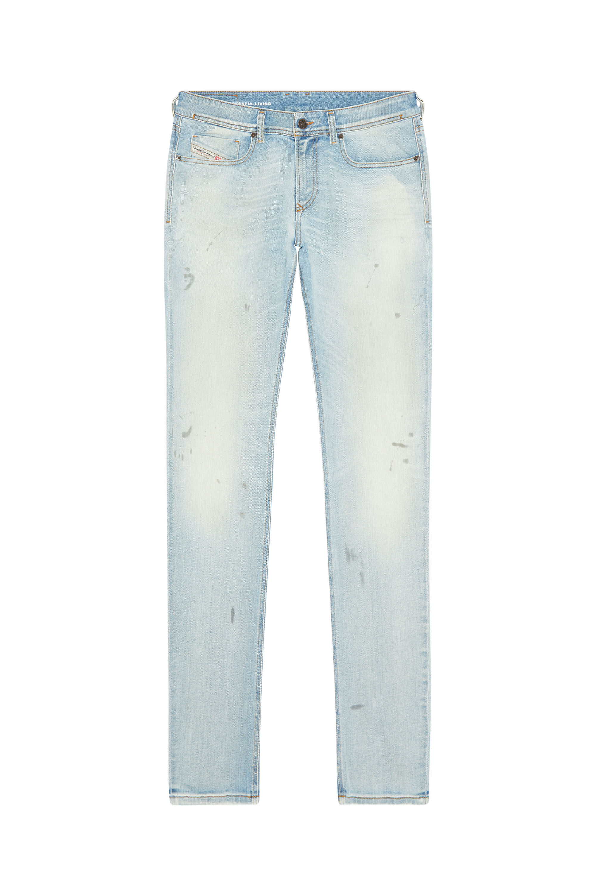 Diesel - 1979 Sleenker 09E89 Skinny Jeans, Light Blue - Image 2