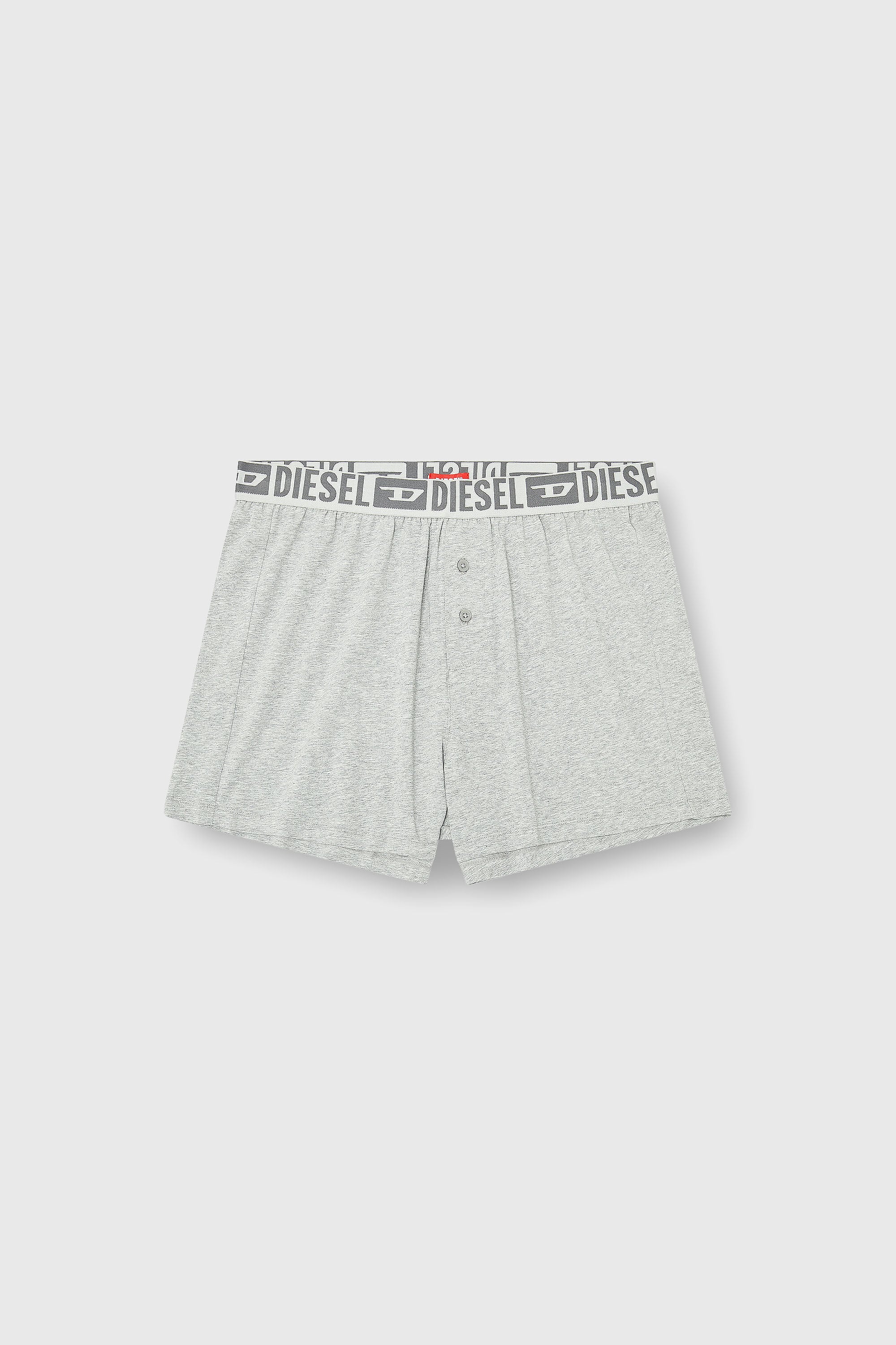 Diesel - STARKIE-D-CORE-2PACK, Man's Two-pack boxer shorts in stretch cotton in Grey - 2