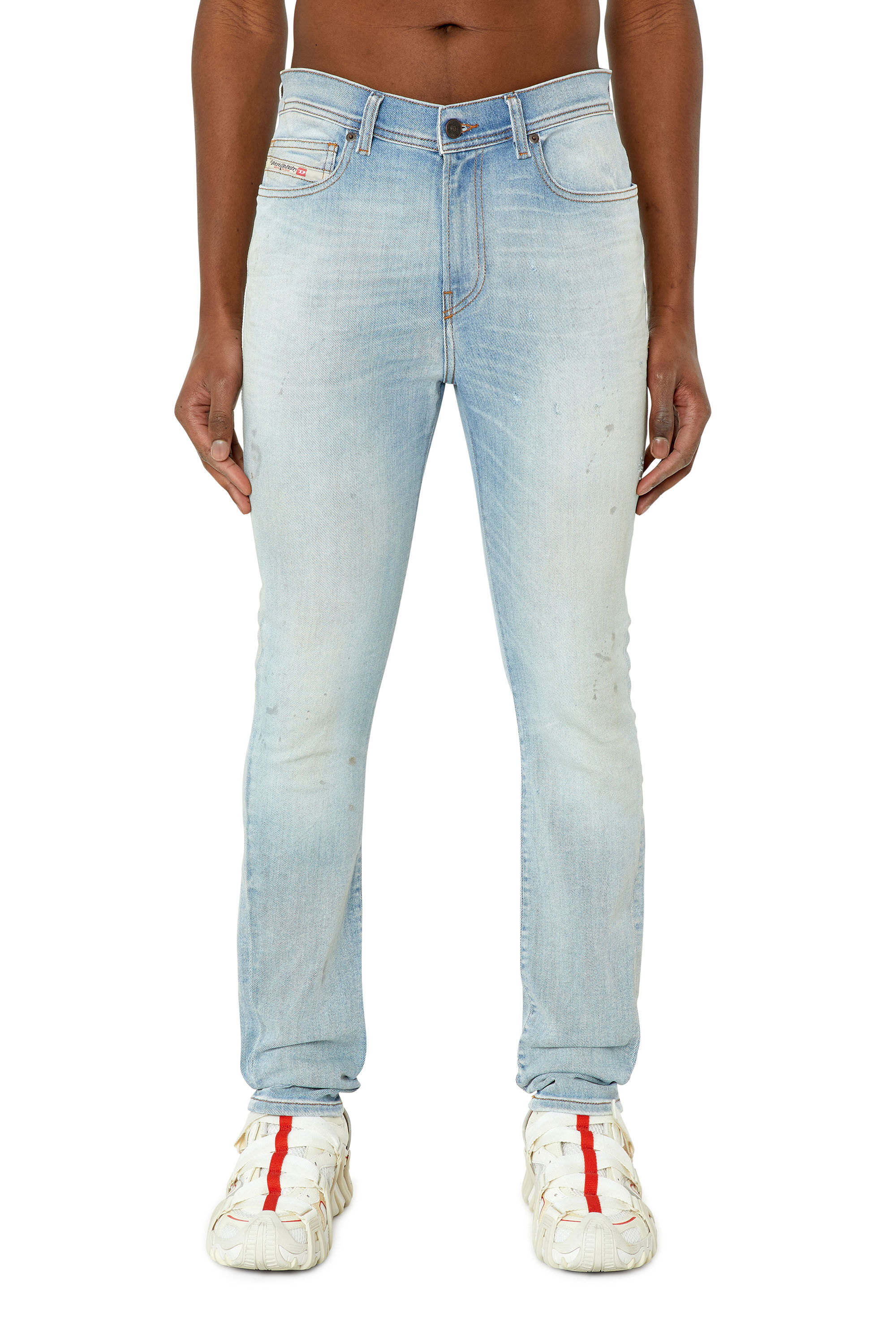 Diesel - 1983 D-Amny 09E89 Skinny Jeans, Light Blue - Image 3