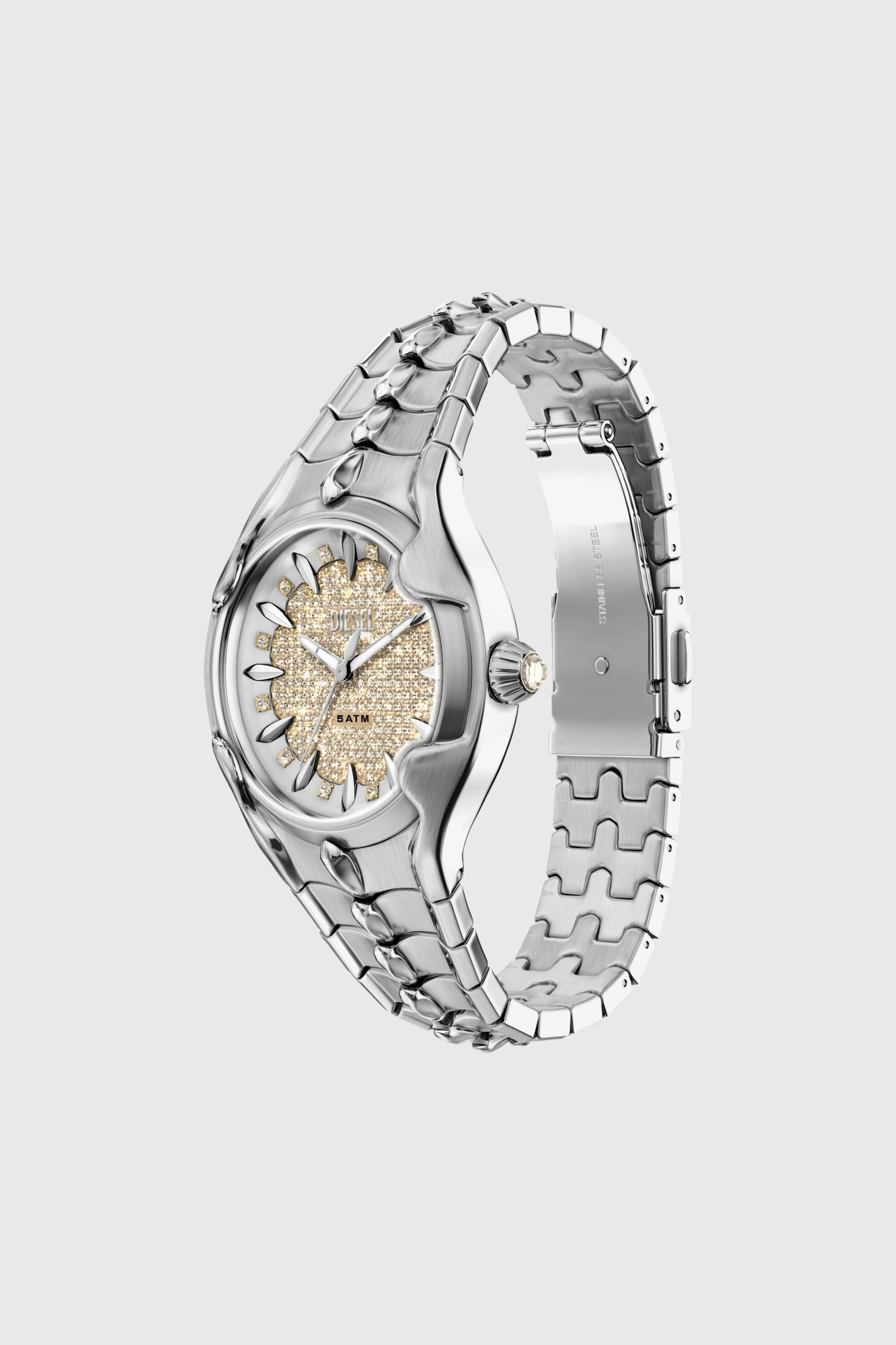 Diesel - DZ5631 WATCH, Man's Vert Stainless Steel Watch in Silver - 7