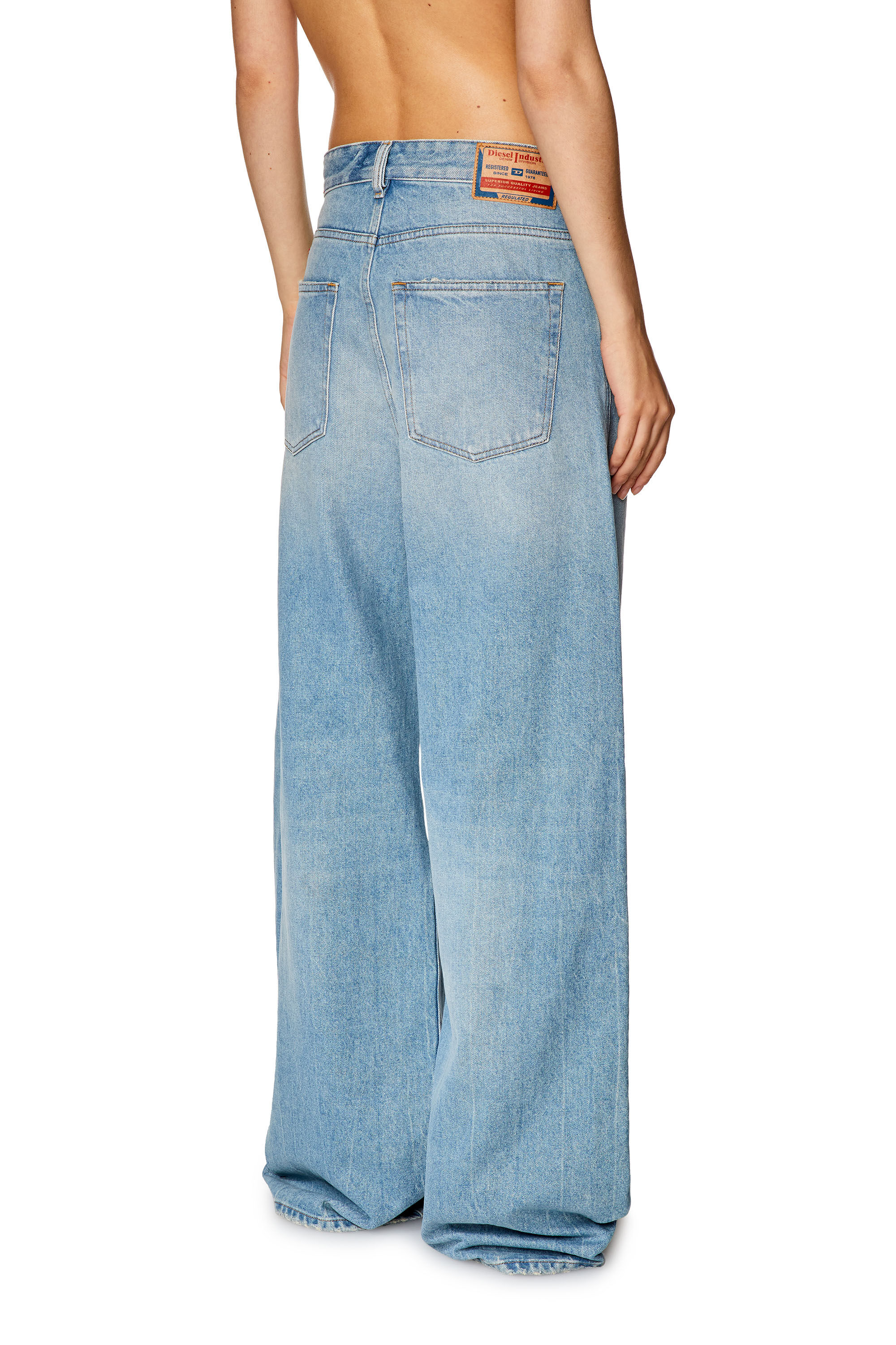 Diesel - 1996 D-Sire 09E25 Straight Jeans, Light Blue - Image 4