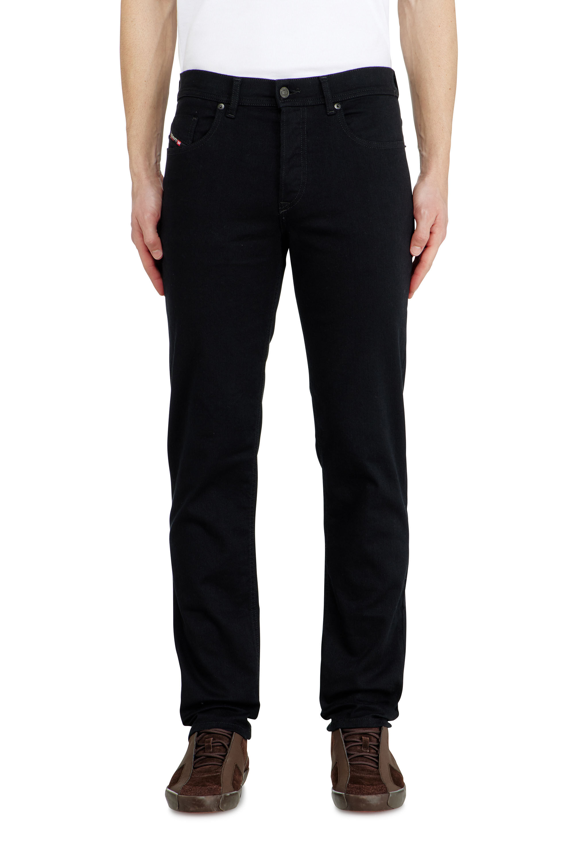 Larkee Man: Regular Skater Black/Dark grey Jeans | Diesel