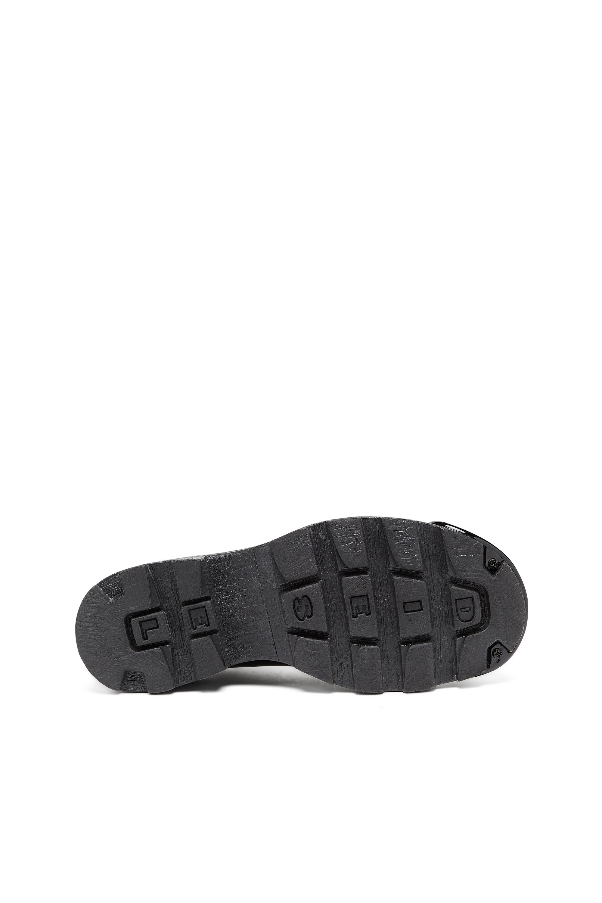 Men's D-Hammer-Leather lace-up shoes with oval D toe cap | Black