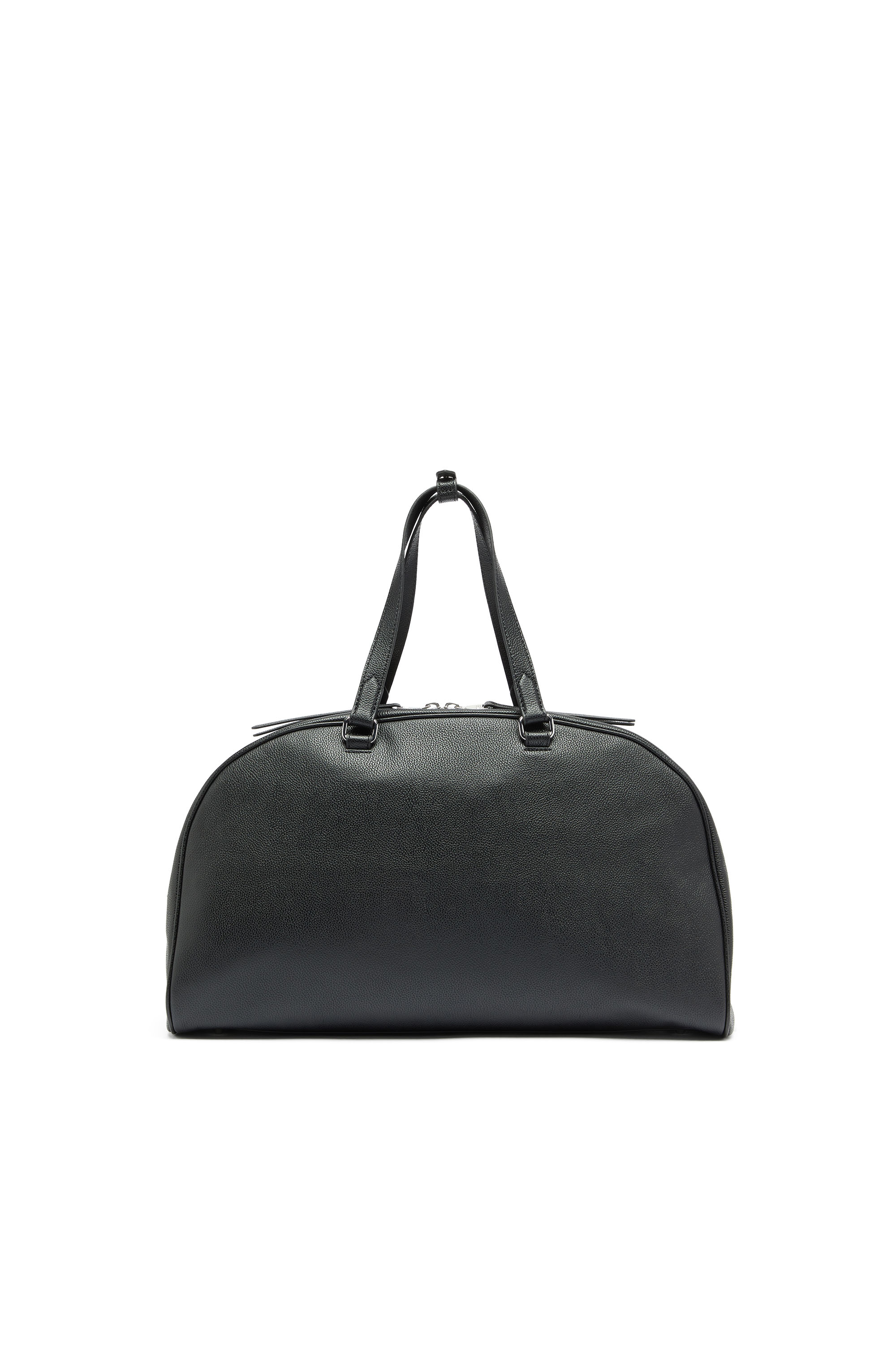 Diesel - 1DR DOME DUFFLE, Unisex's 1DR Dome - Leather travel bag with Oval D logo in Black - 2