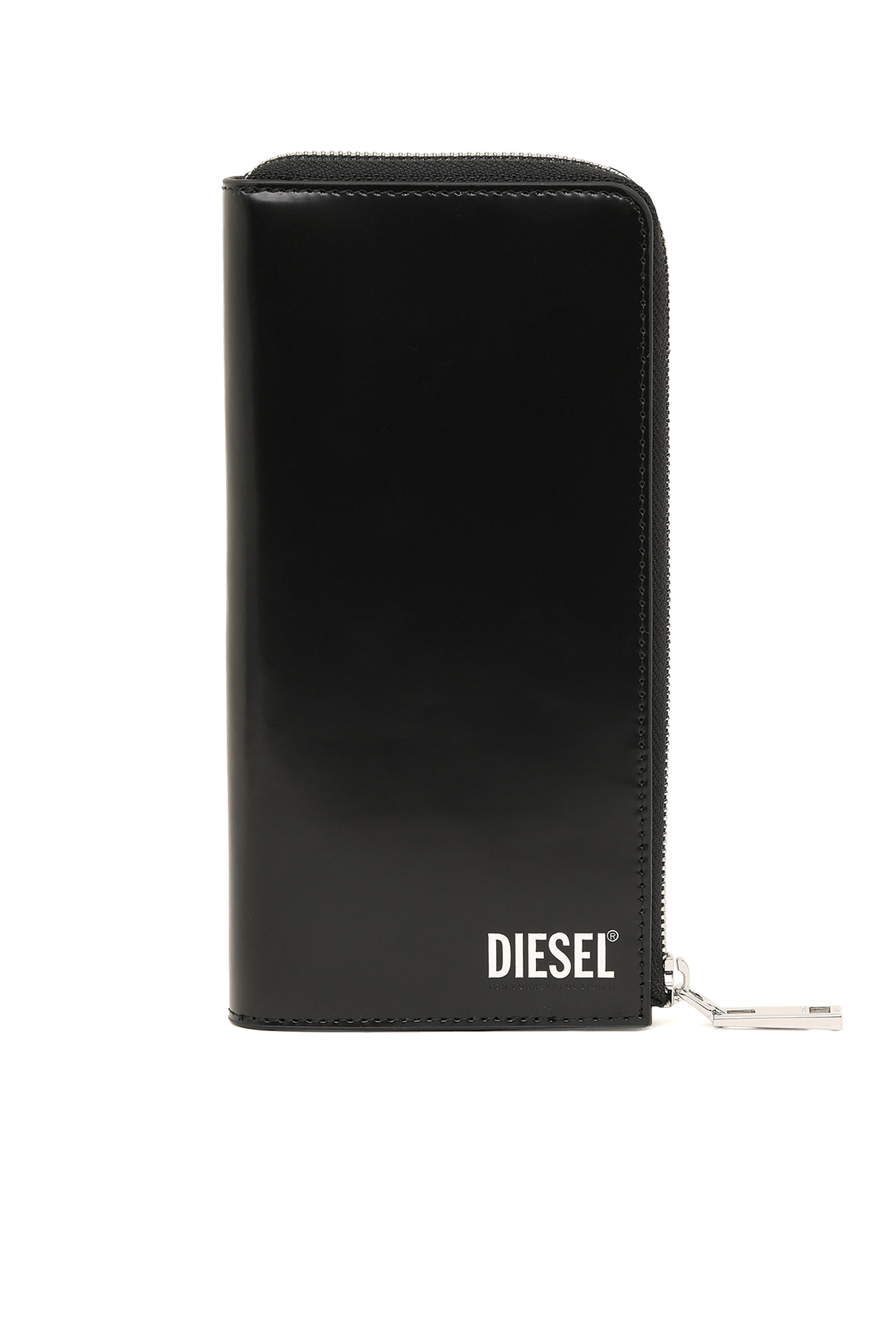 L-24 ZIP, Black - Zip-Round Wallets