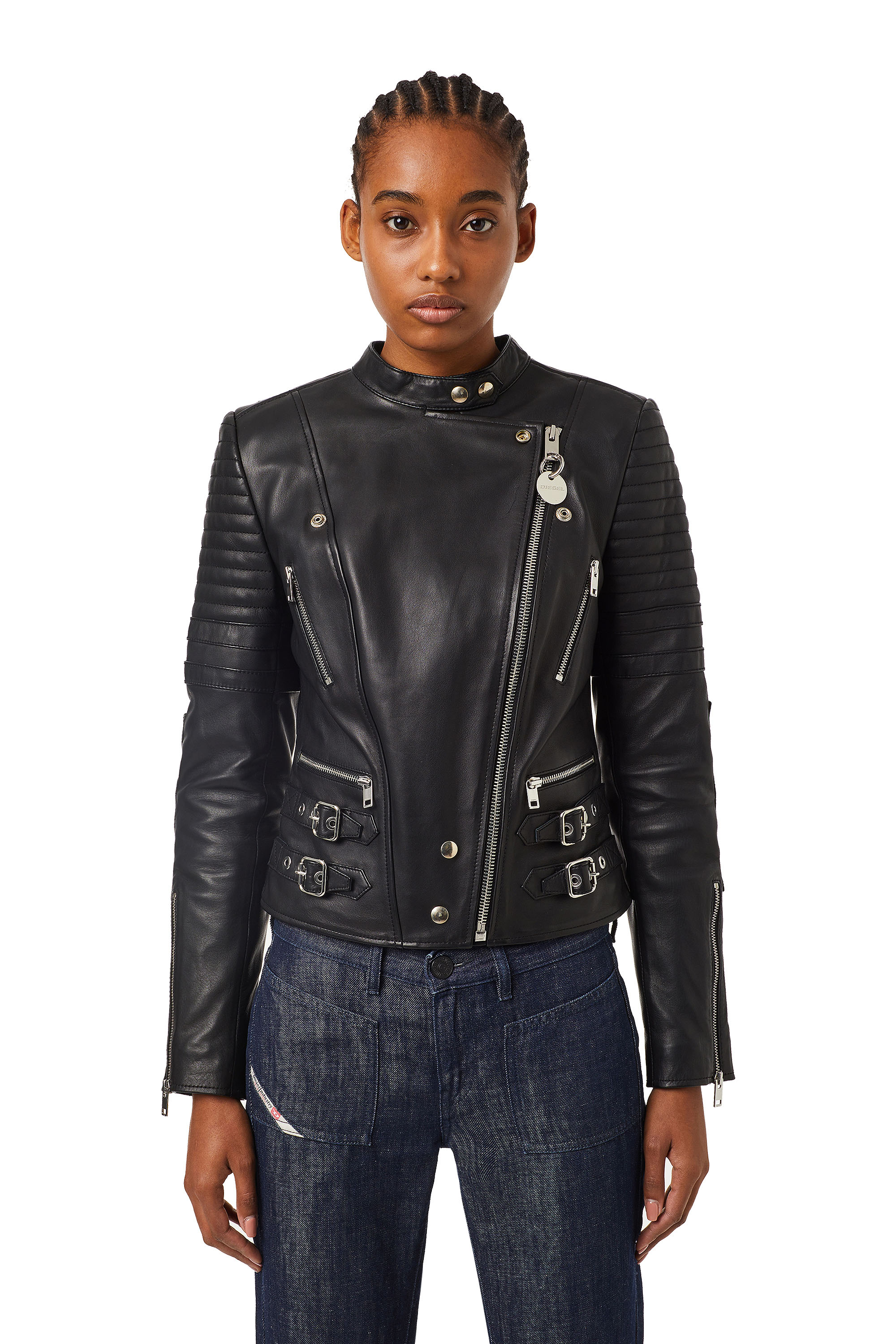L-IGE-NEW, Black - Leather jackets