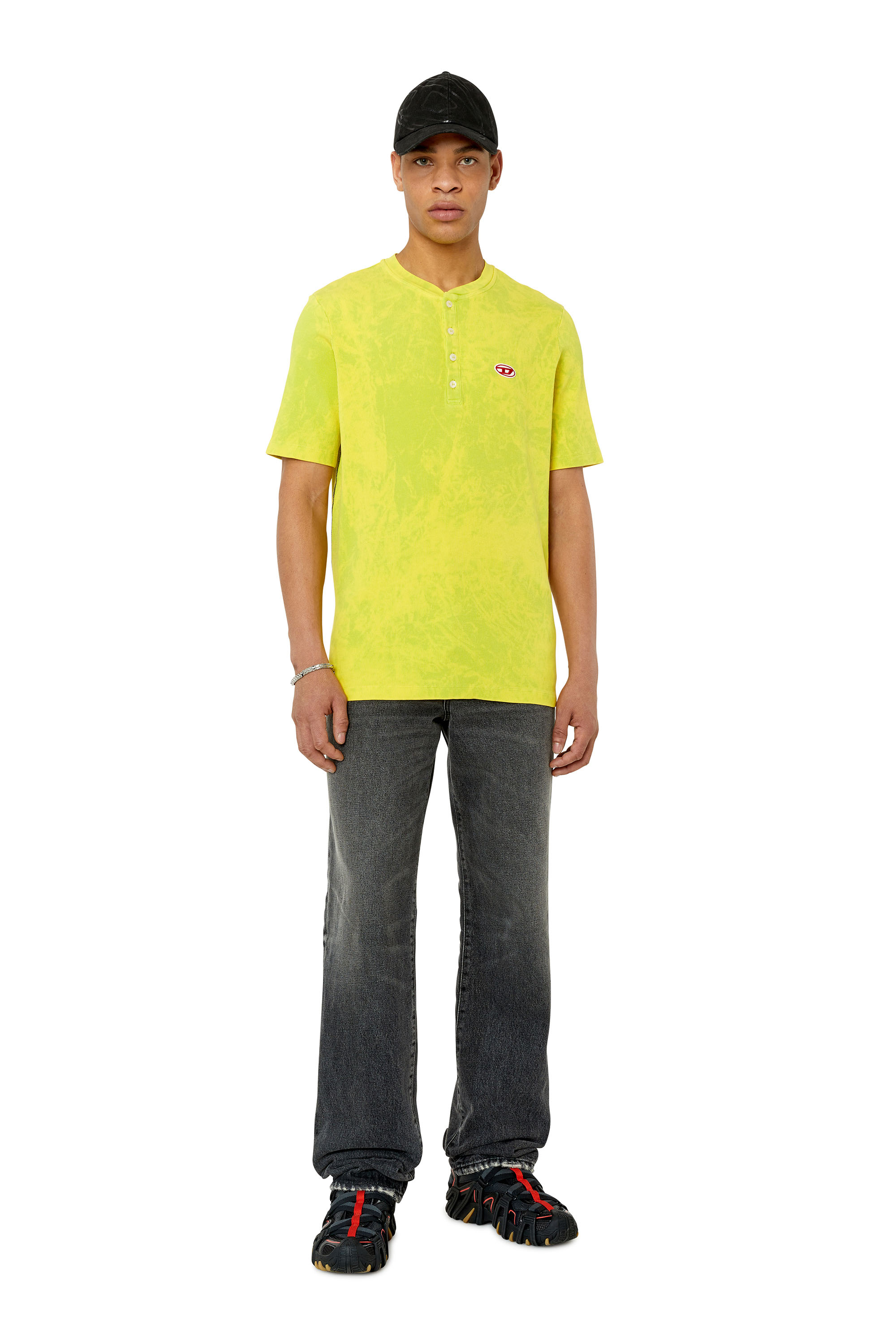 Diesel - T-JUSTRIB, Green Fluo - Image 4
