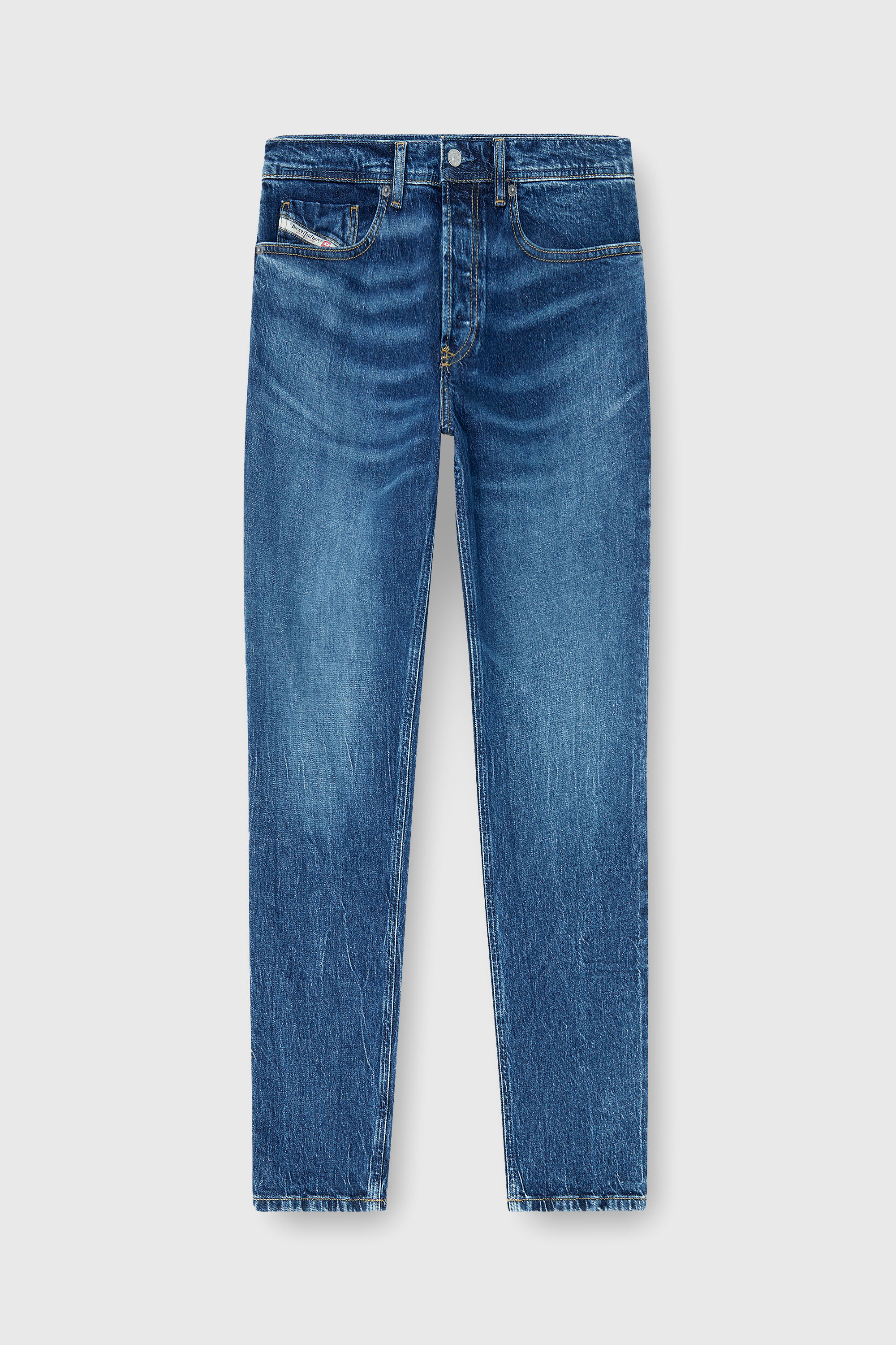 Diesel - Man's Regular Jeans 2023 D-Finitive 0KBBQ, Dark Blue - 2