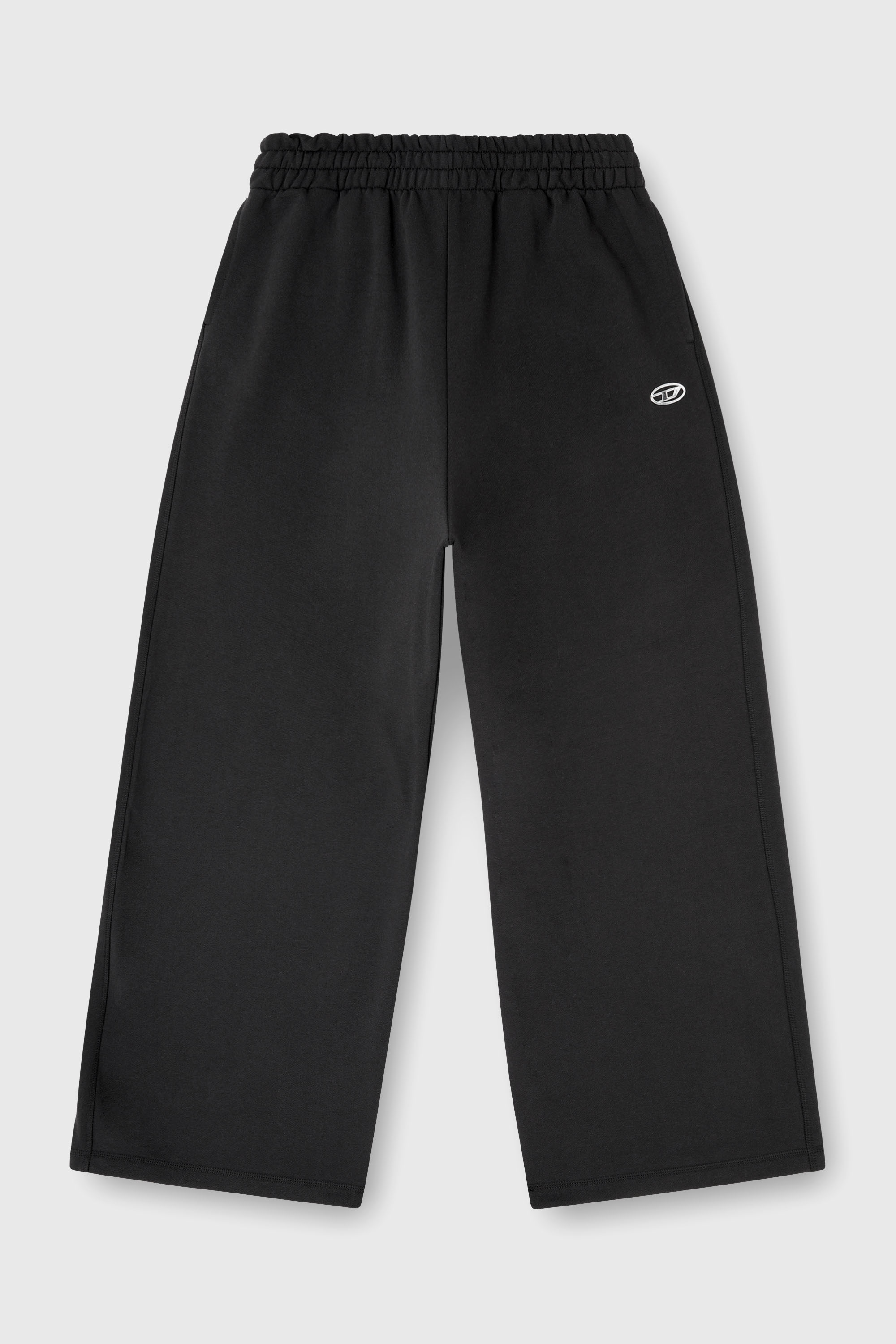 Diesel - P-ZENIA-OD, Woman's Loose track pants with elastic waistband in Black - 2