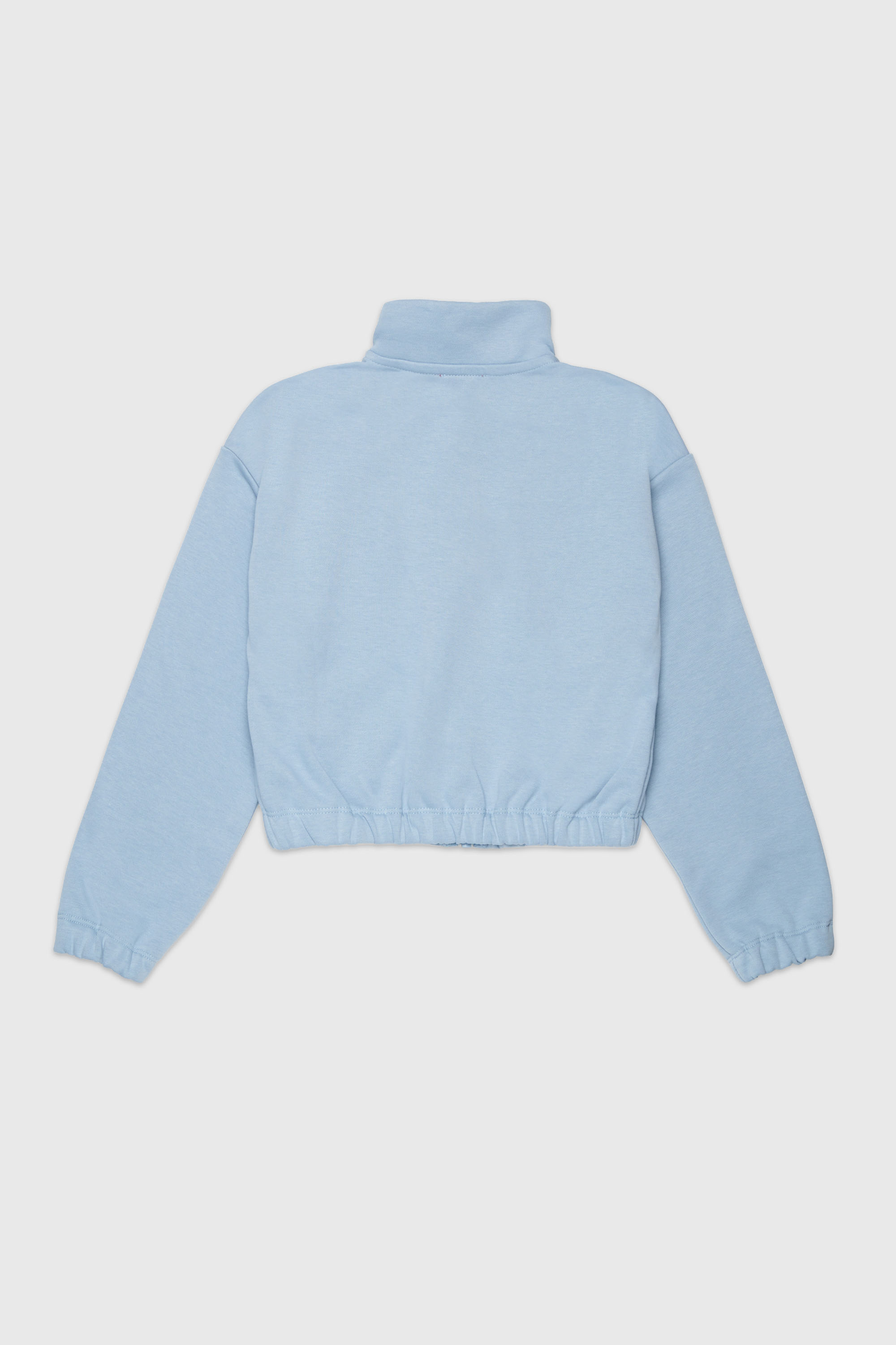Diesel - SALILA, Woman's Zip-up sweatshirt with Oval D logo in Blue - 2