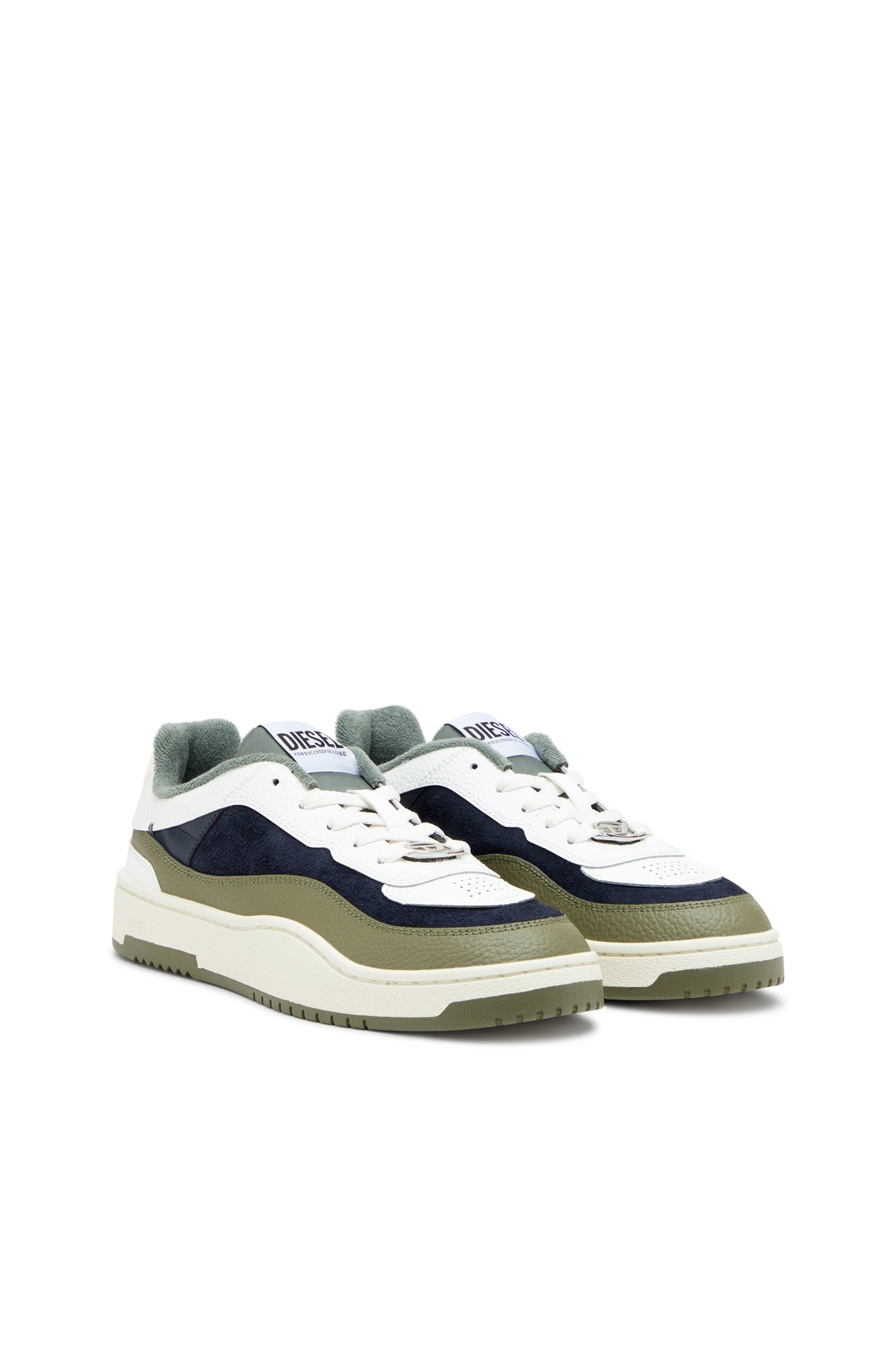 S-OVAL SKATE LOW, White/Green
