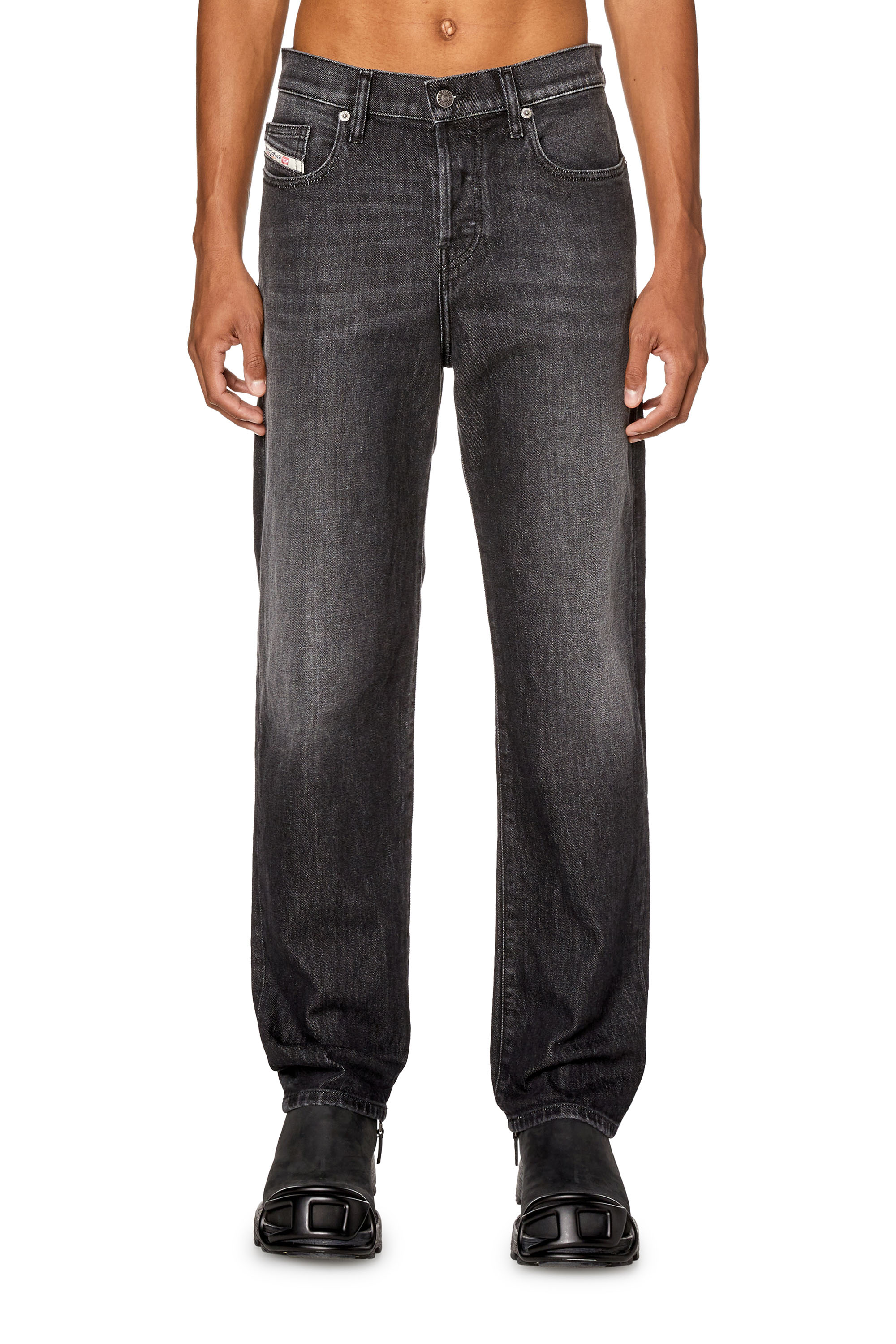 Diesel - Straight Jeans 2020 D-Viker 09F75, Black/Dark grey - Image 2