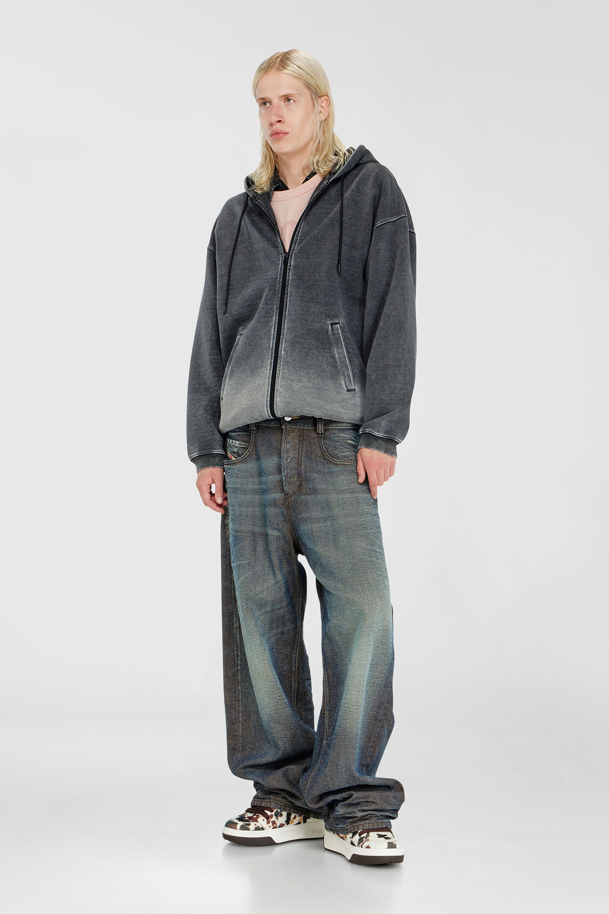 Diesel - Unisex's Relaxed Jeans 1997 D-Enim-M 007EM, Dark Blue - 2