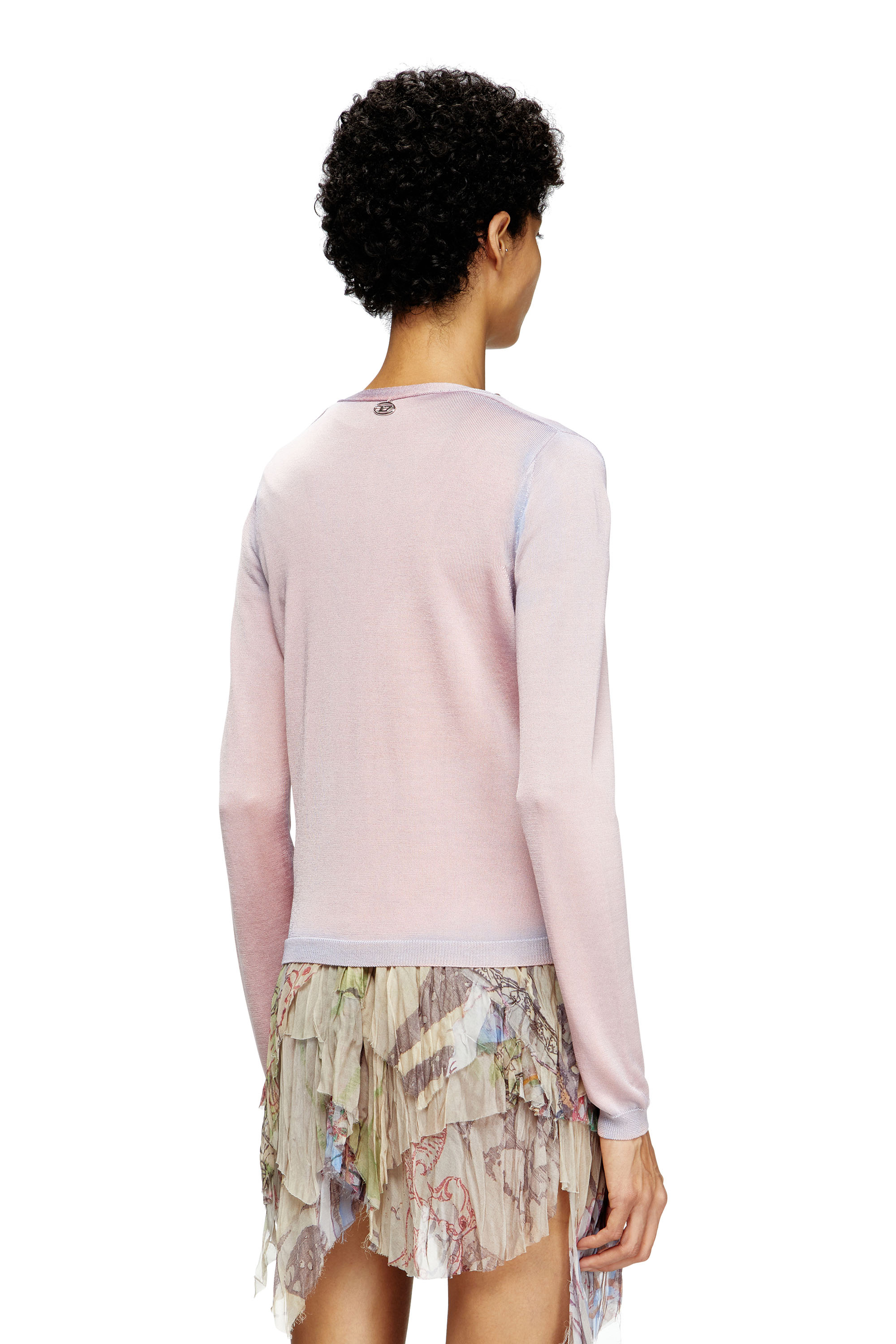 Diesel - M-VITTA, Woman's D&eacute;grad&eacute; cardigan in Pink - 4