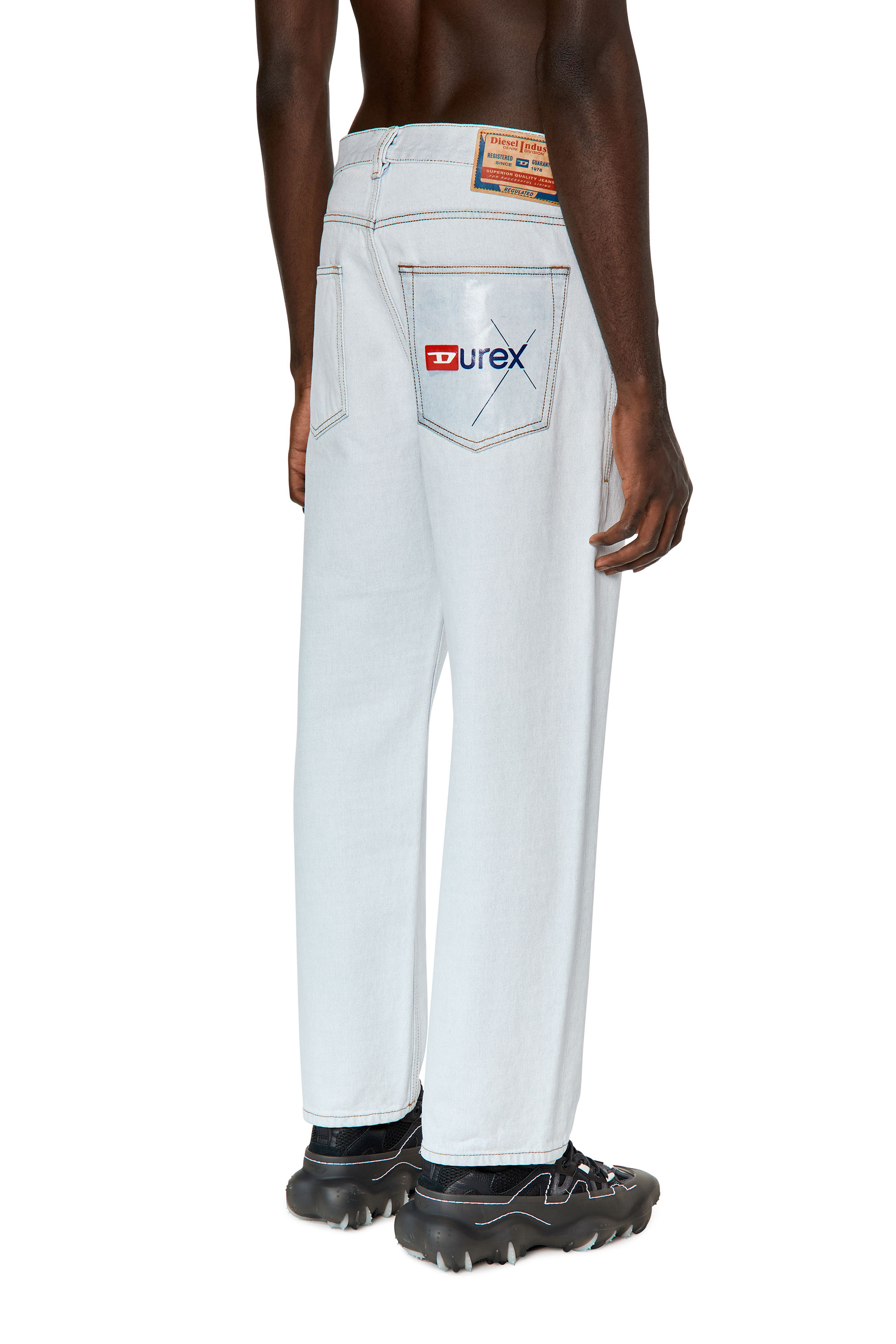 Diesel - 2010 0079Z Straight Jeans, Light Blue - Image 2