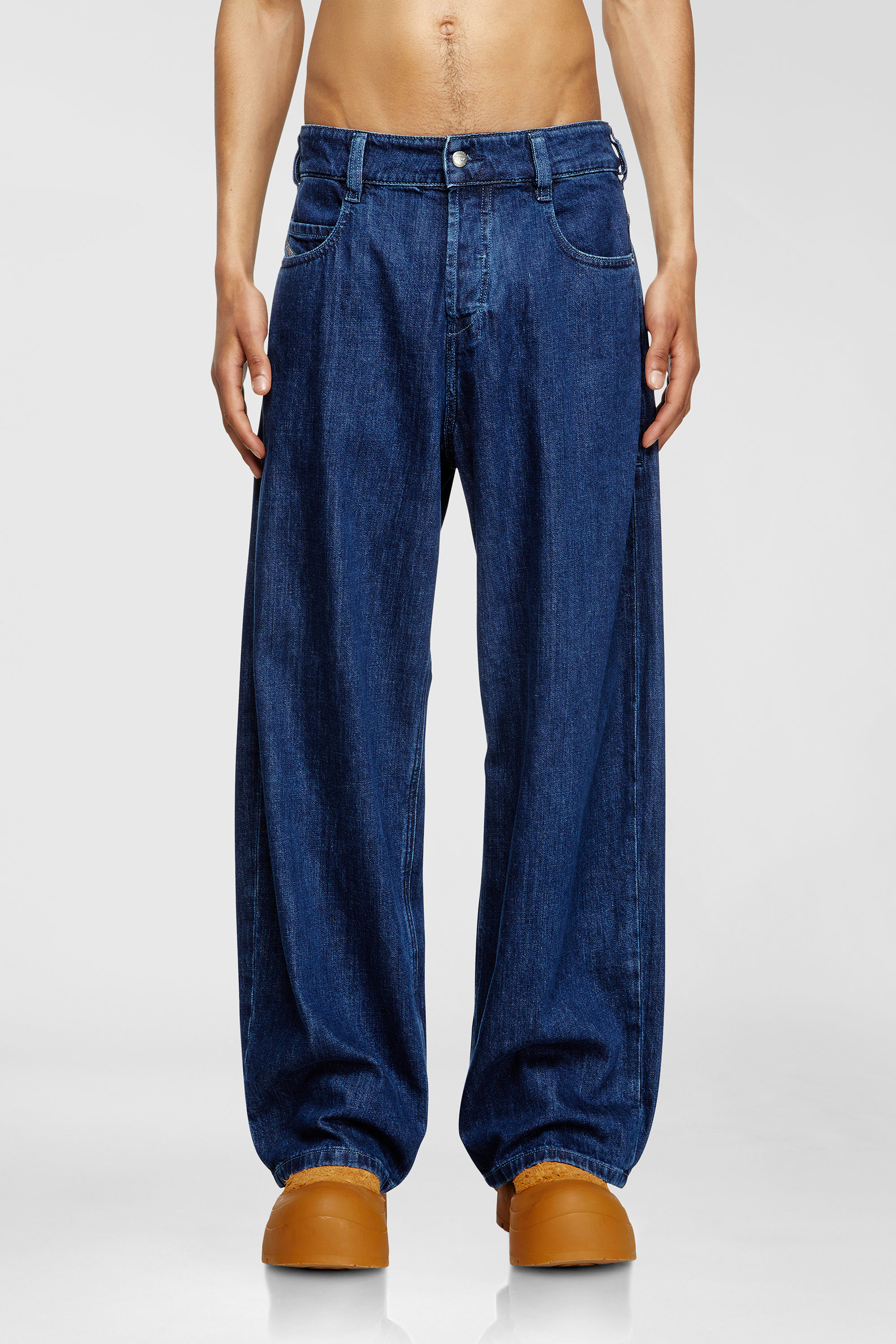 Diesel - Unisex's Relaxed Jeans 1997 D-Enim-M 0DBDX, Dark Blue - 1