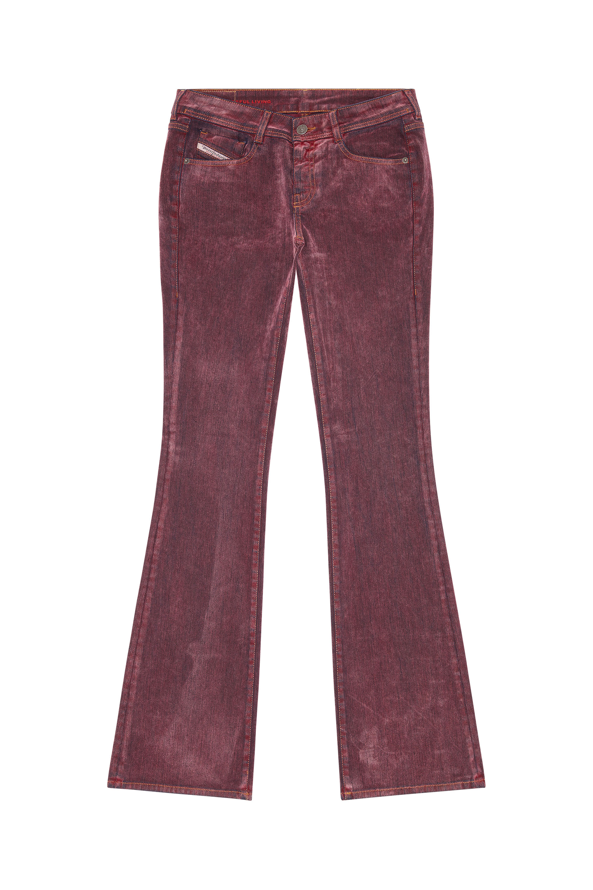 Diesel - 1969 D-Ebbey 0ELAH Bootcut and Flare Jeans, Pink - Image 6