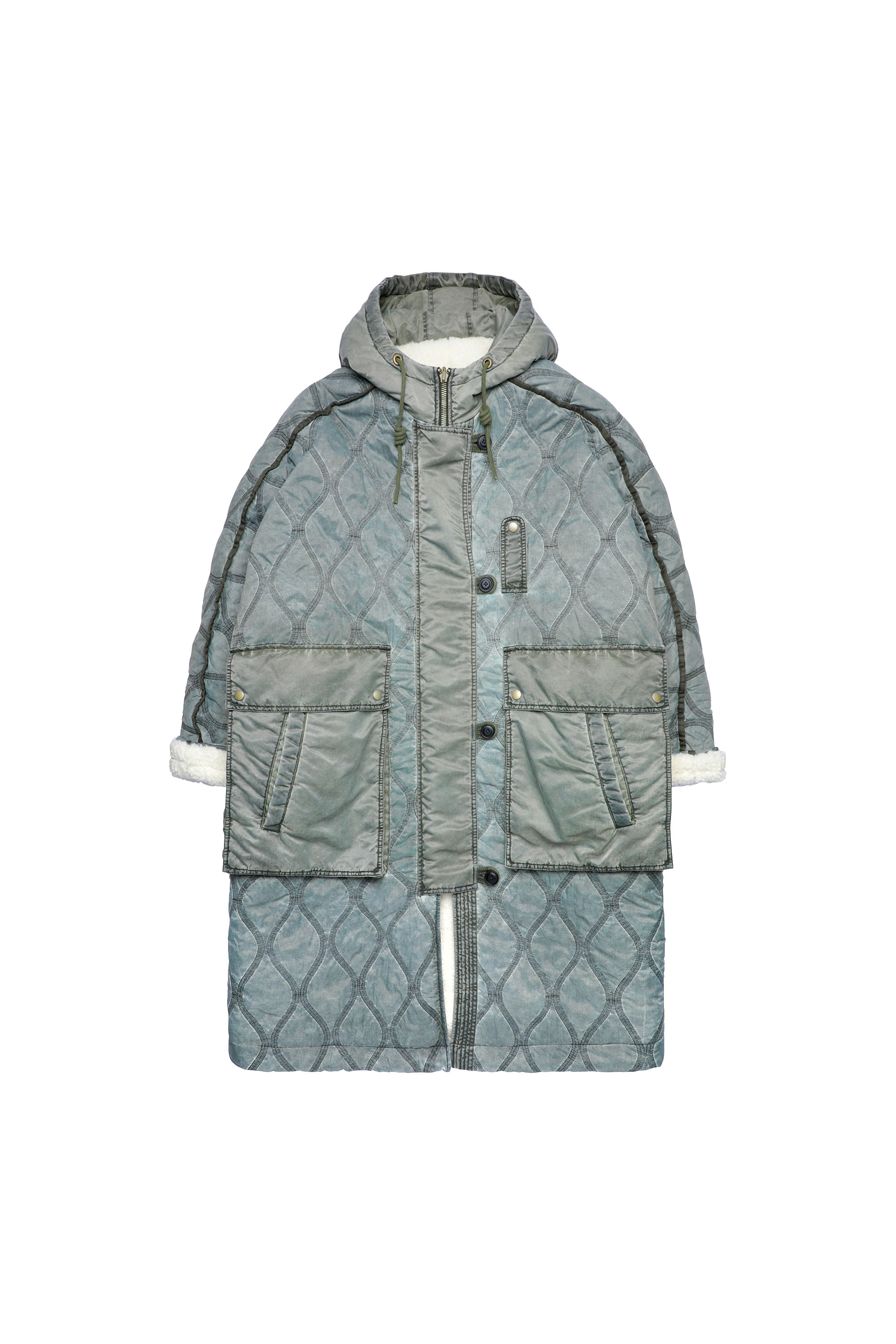 W-DAYA-21, Water Green - Winter Jackets