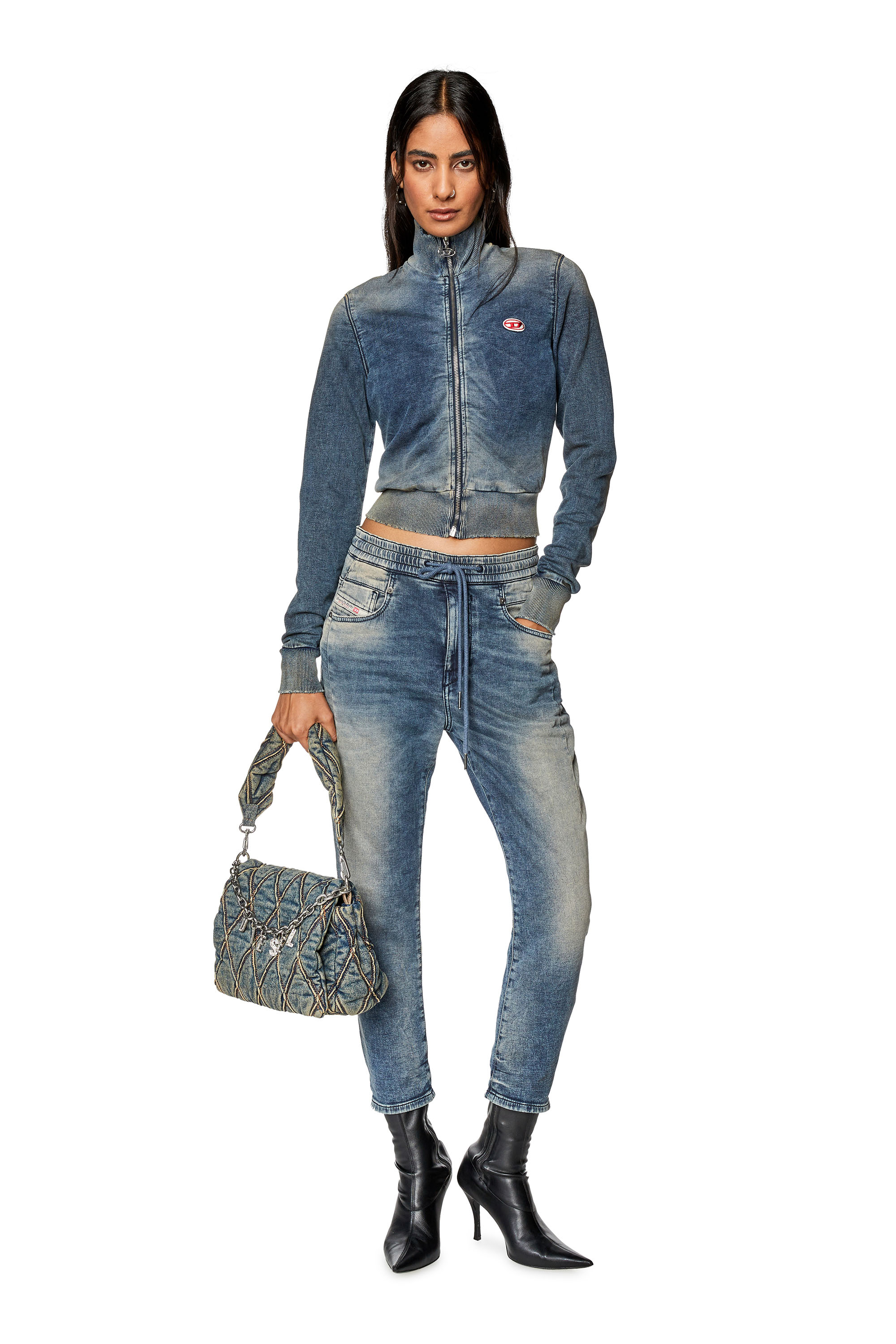 Diesel - Boyfriend Fayza JoggJeans® 068FN, Dark Blue - Image 1