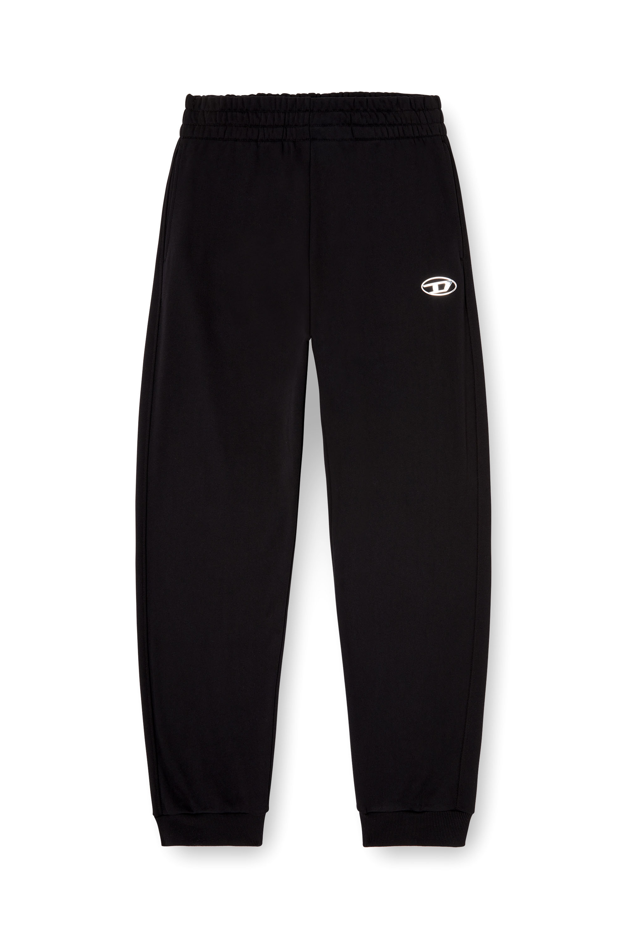 Diesel - P-MARKY-OD, Man's Sweatpants with metal-effect Oval D logo in Black - 2