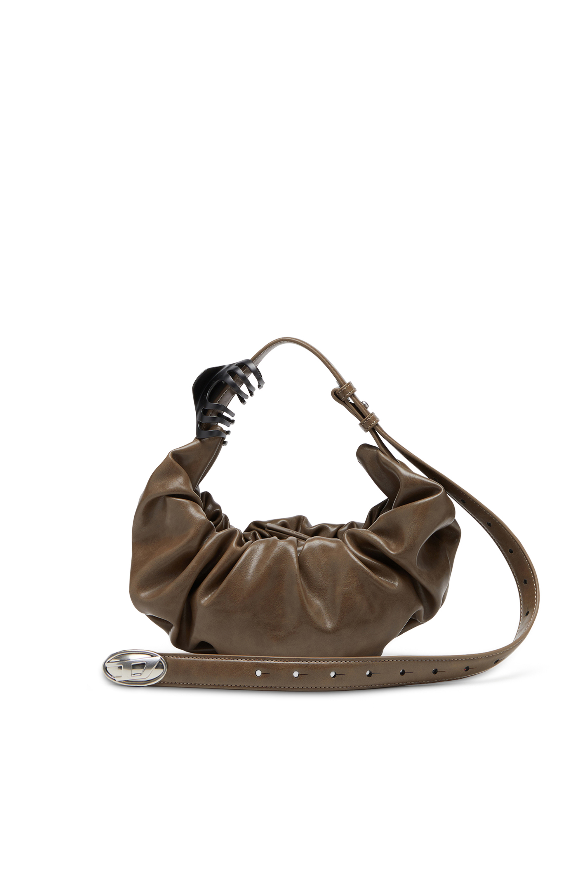 Diesel - GRAB-D HOBO S, Woman's Grab-D-Hobo bag in Brown - 1