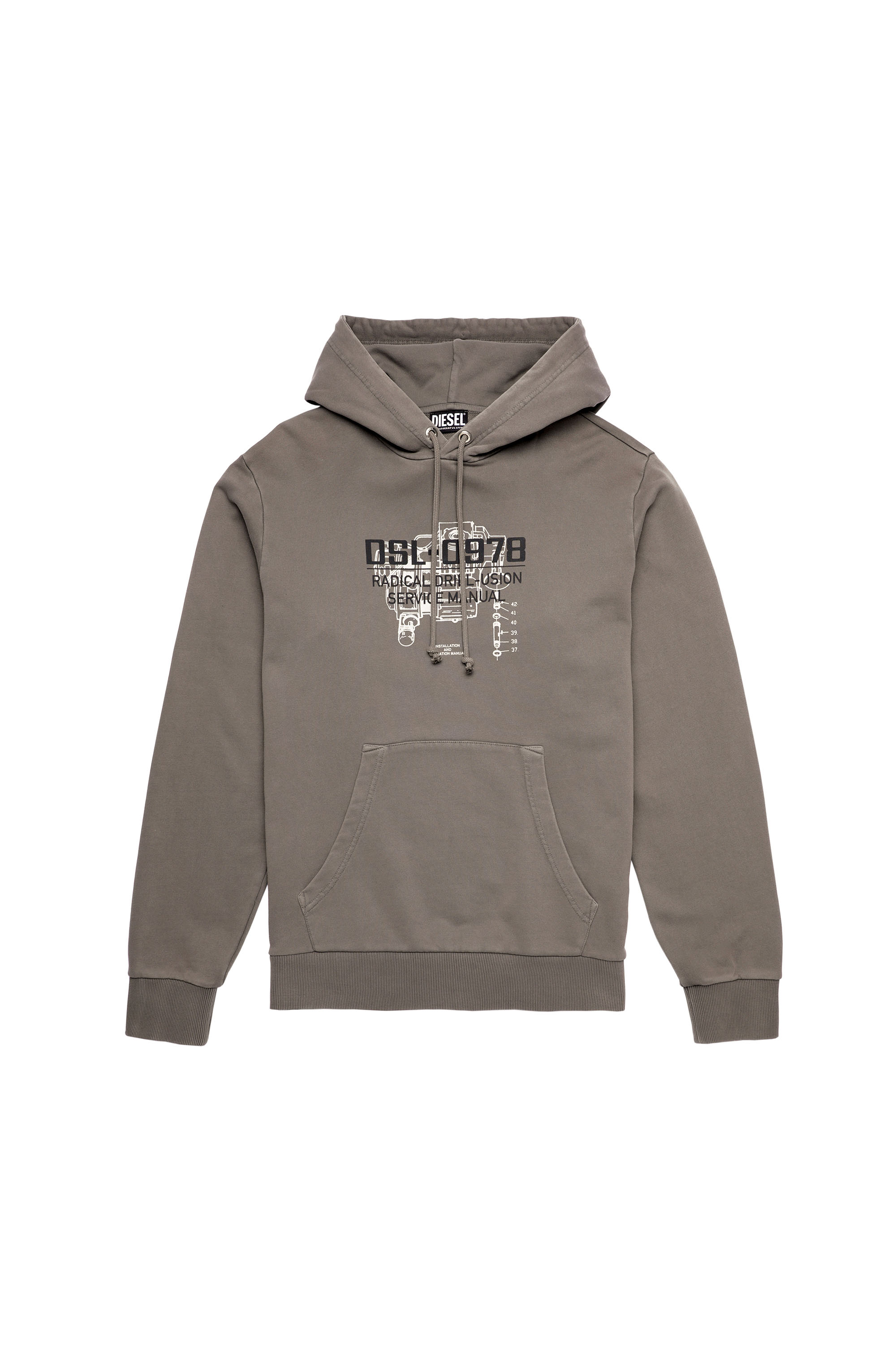 S-GIRK-HOOD-B3, Grey - Sweaters