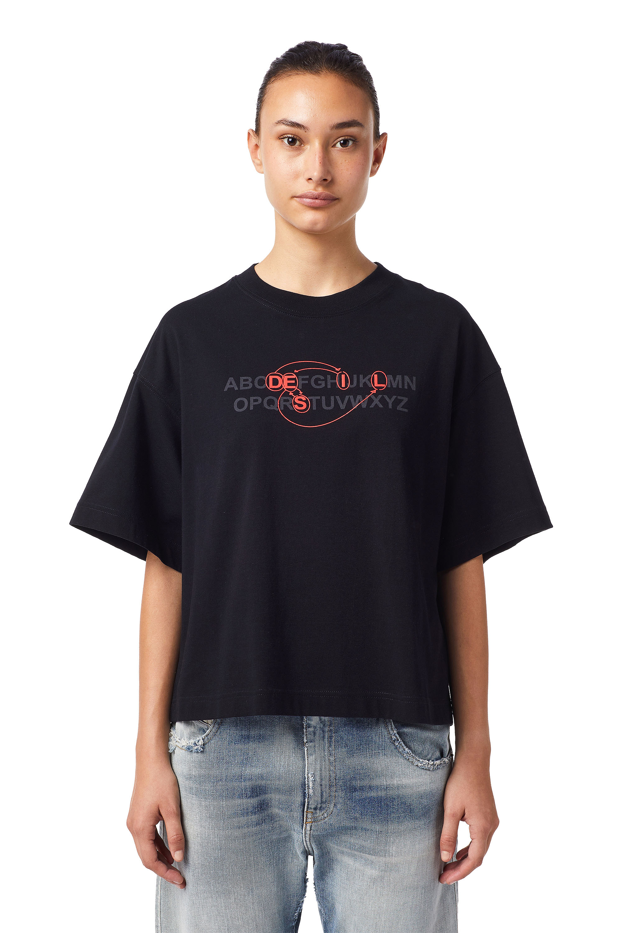 T-BOWXY-B1, Black - T-Shirts