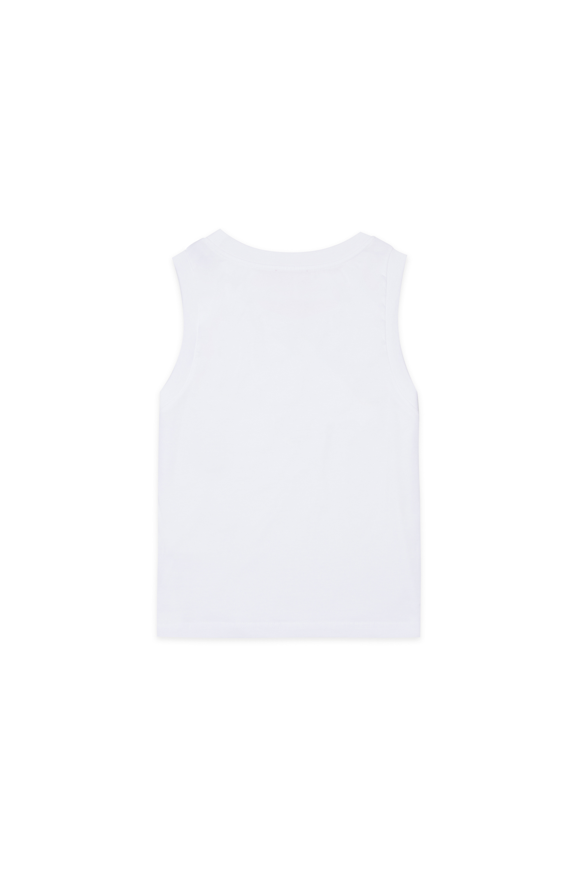 Diesel - MTIARDY, Man's Muscle tee with D logo in White - 2