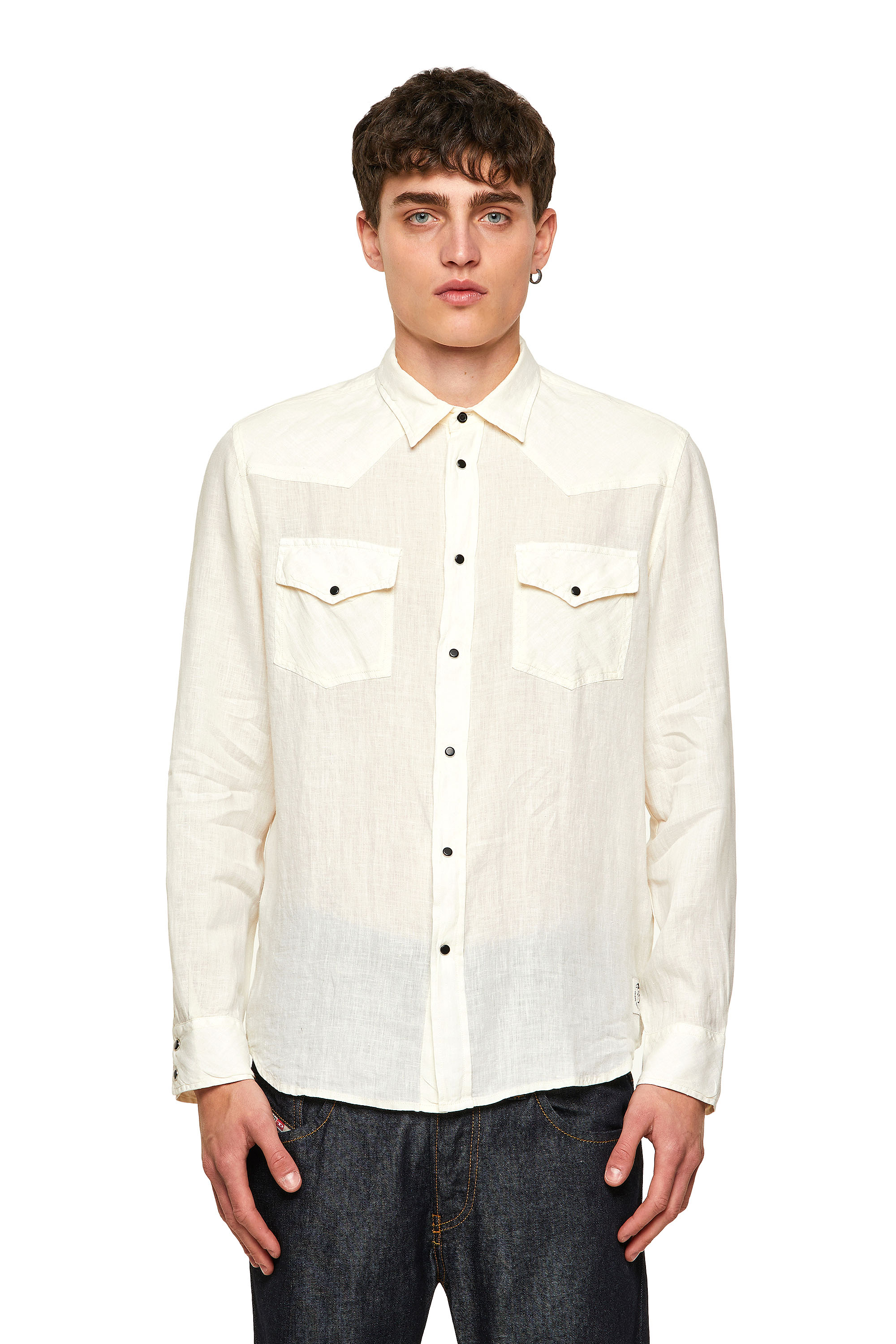 S-EAST-LONG-LIN, White - Shirts