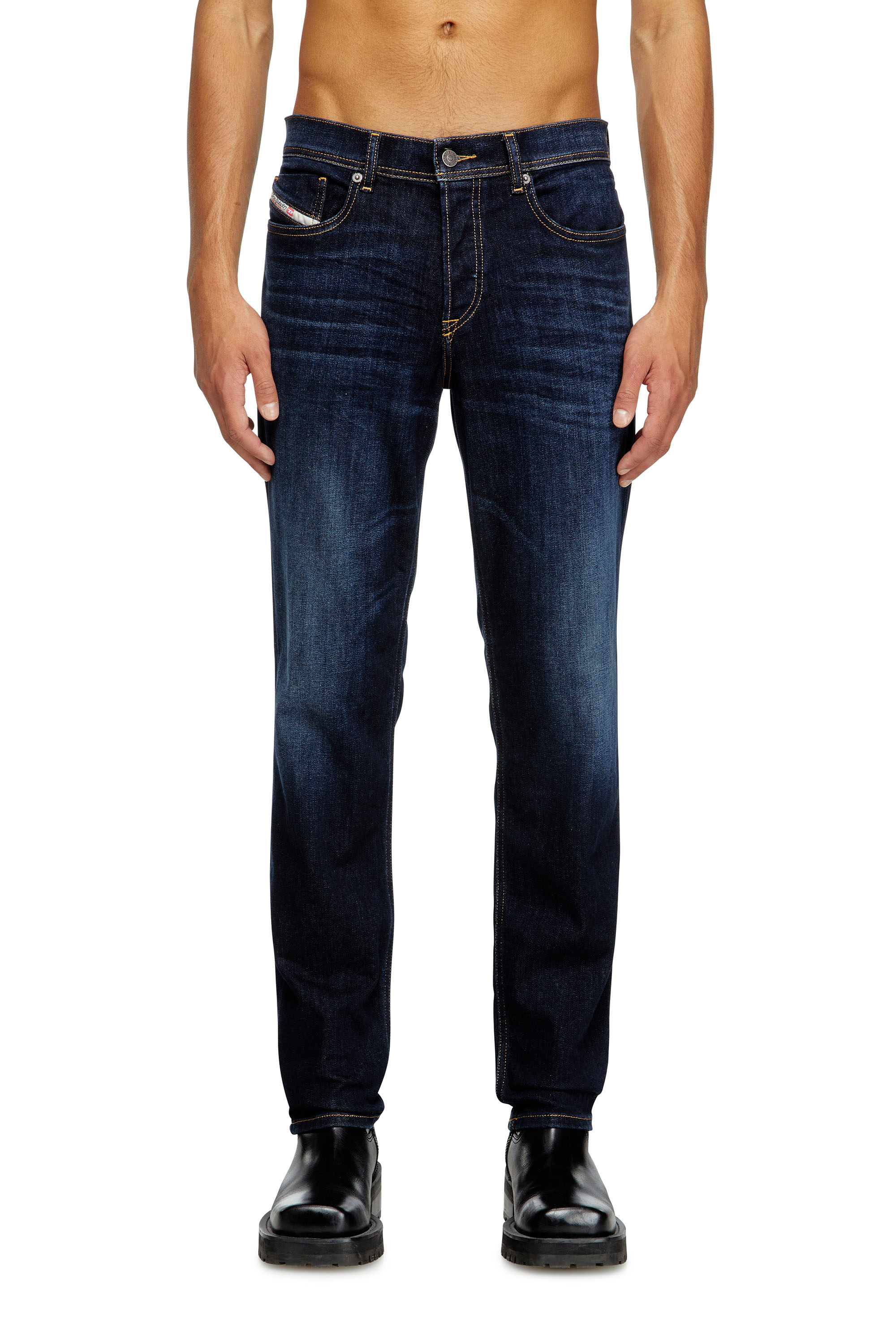 Diesel - Man's Regular Jeans 2023 D-Finitive 009ZS, Dark Blue - 1