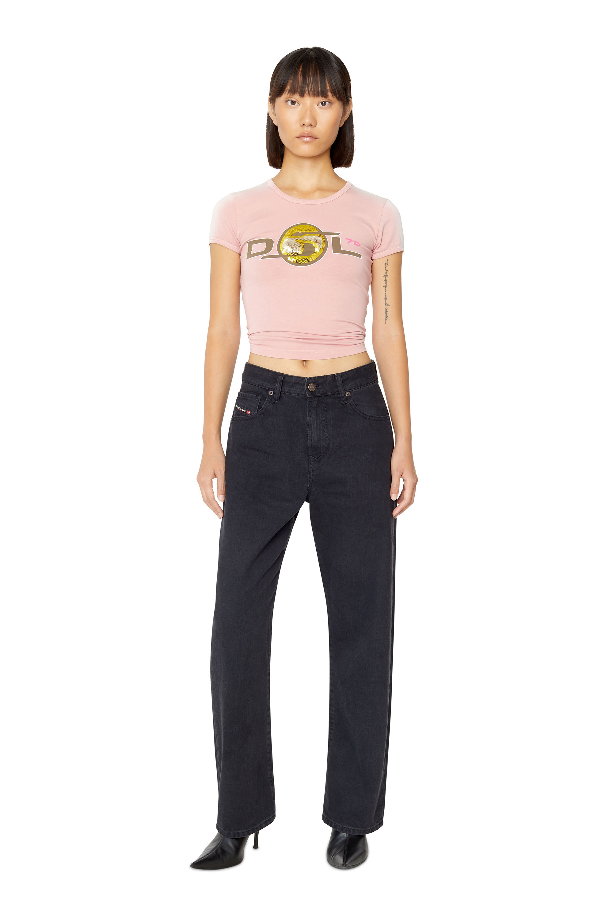 Diesel - 1999 D-Reggy Z09RL Straight Jeans, Black/Dark grey - Image 5