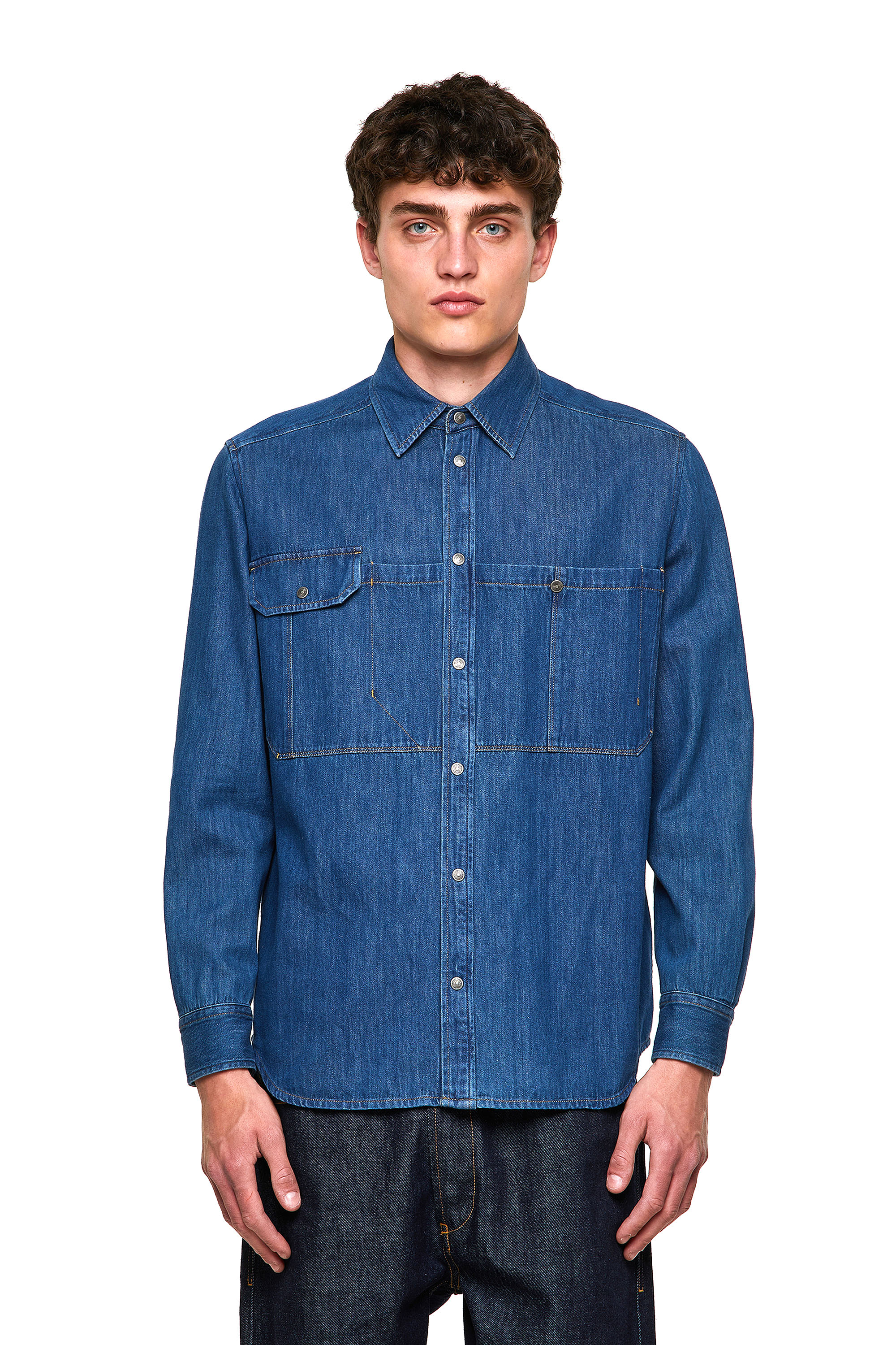 D-MILLY-SP, Medium blue - Denim Shirts