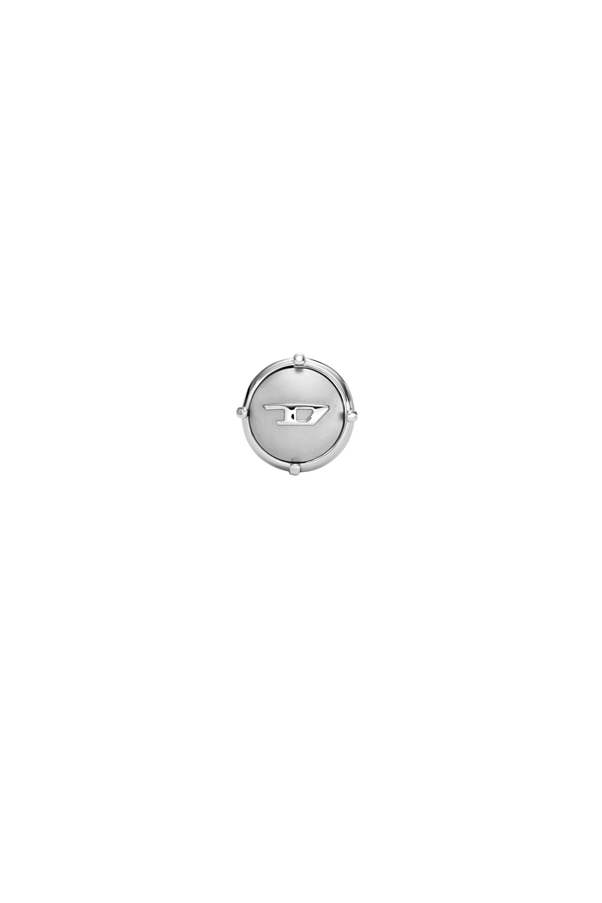 Diesel - DX1495, Unisex Stainless steel stud earring in Silver - Image 2