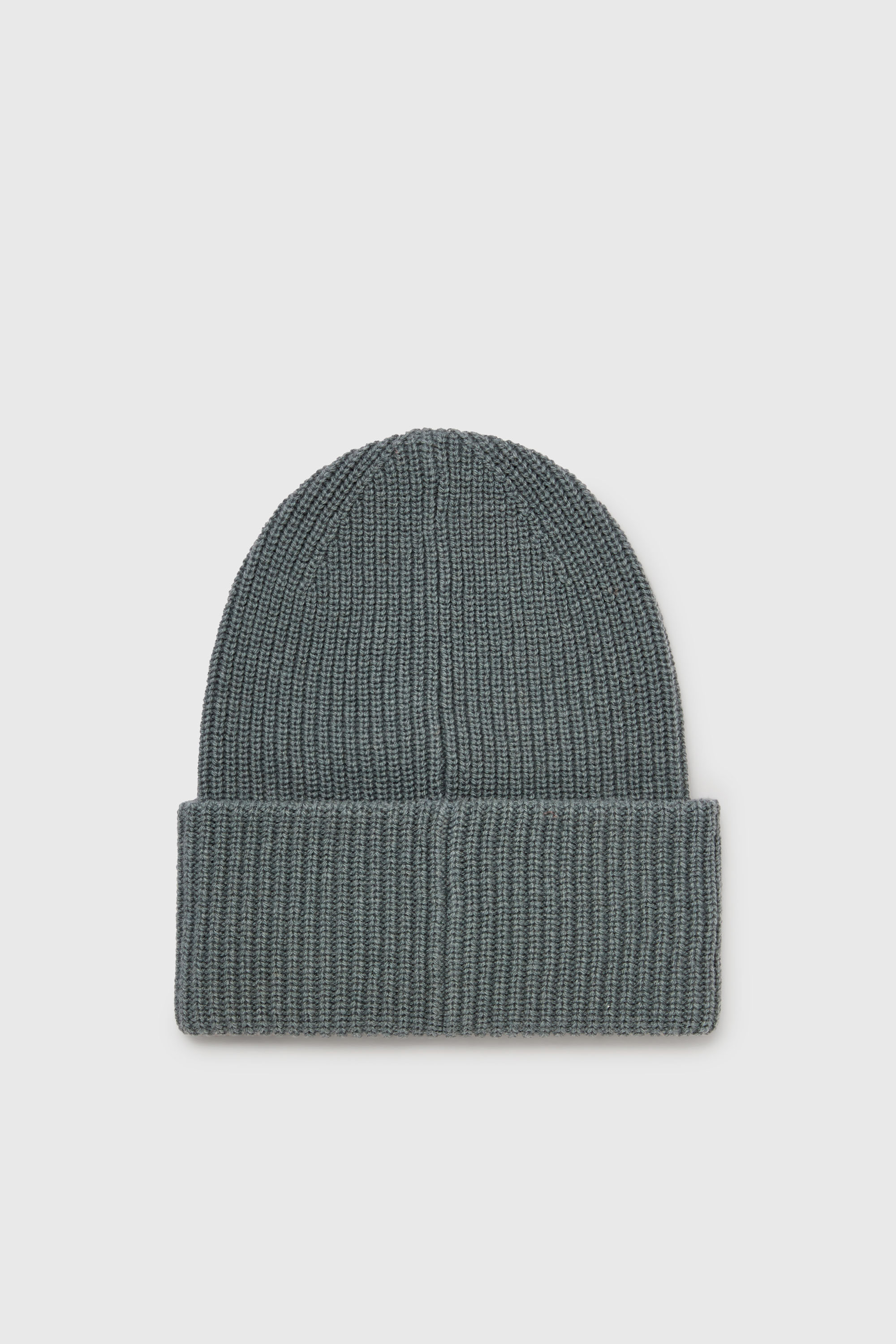 Diesel - K-PHAT, Unisex's Wool beanie with logo patches in Grey - 2