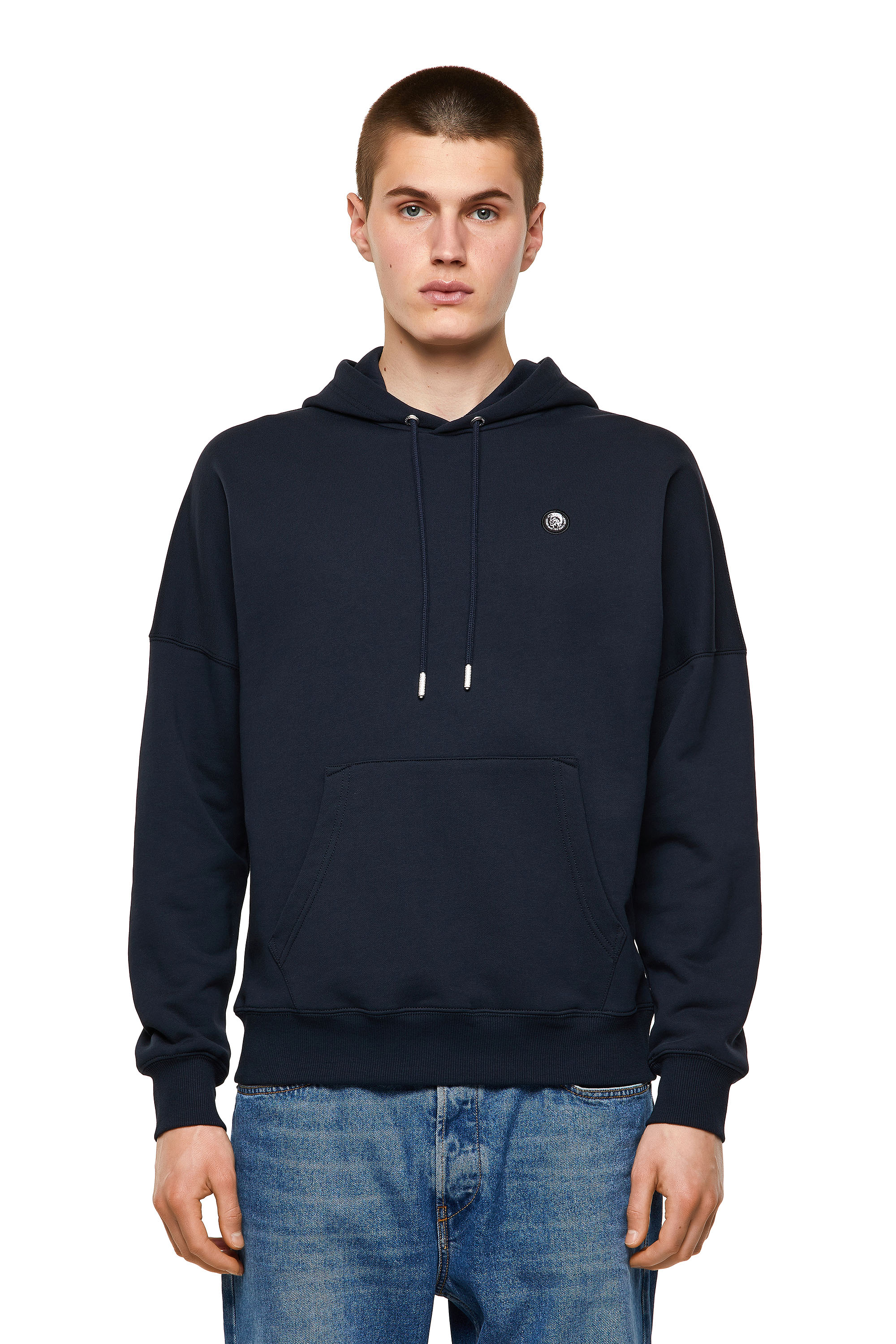 S-KRIB-HOOD-ROMOHI, Dark Blue - Sweaters