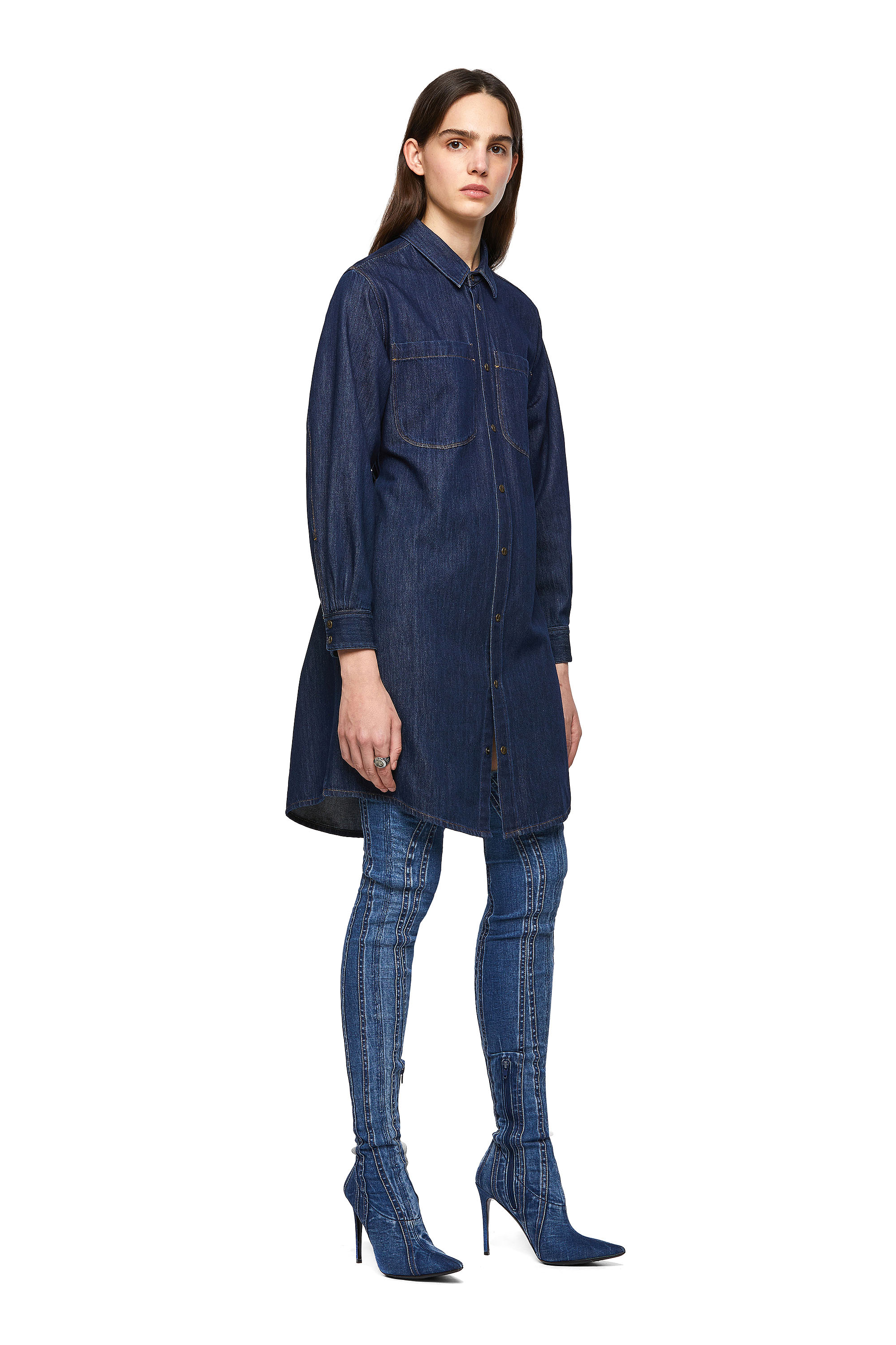 DE-BLEURY-SP, Blue - Dresses