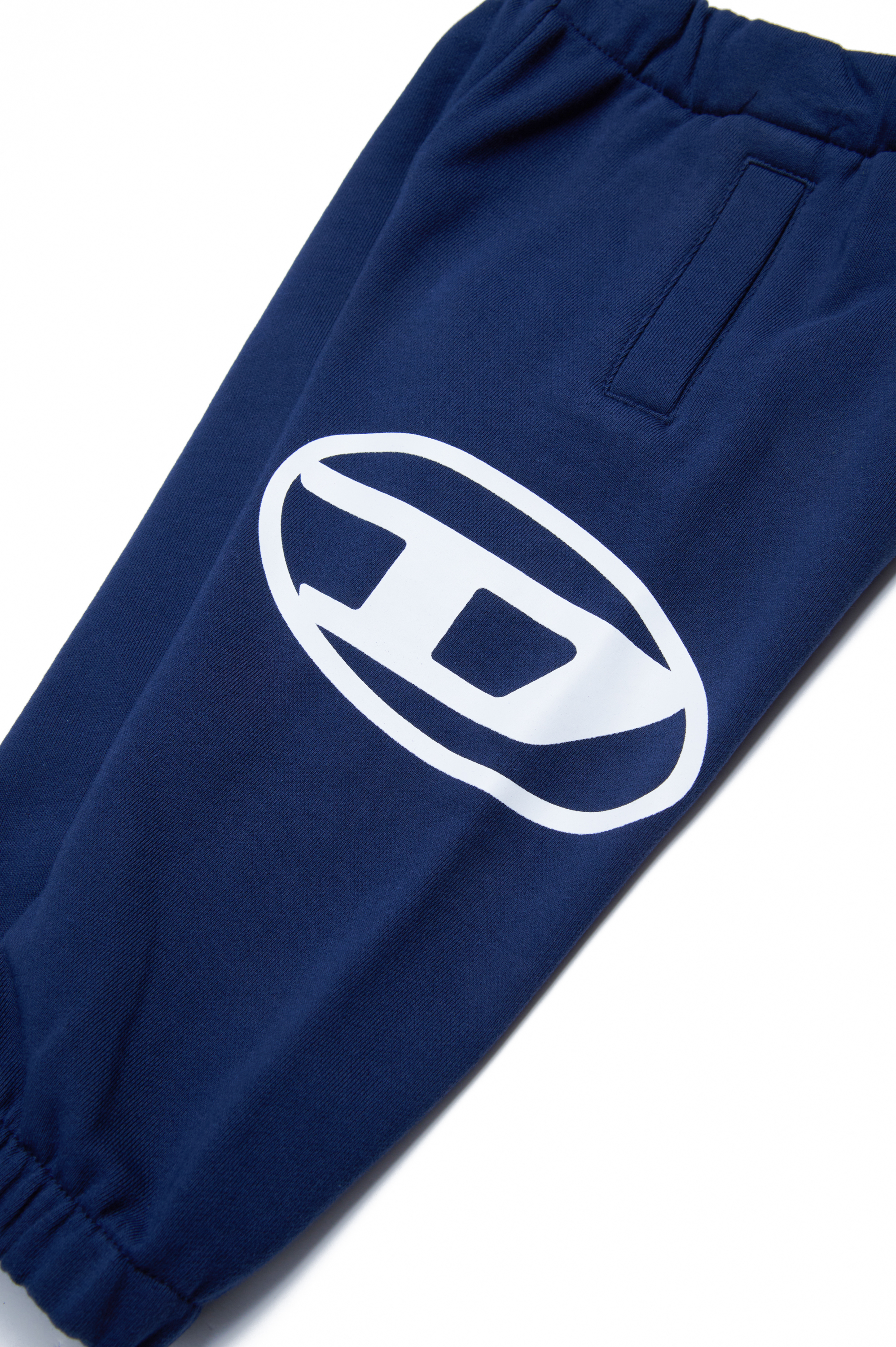 Diesel - PCERB, Unisex Sweatpants with Oval D print in Blue - Image 4