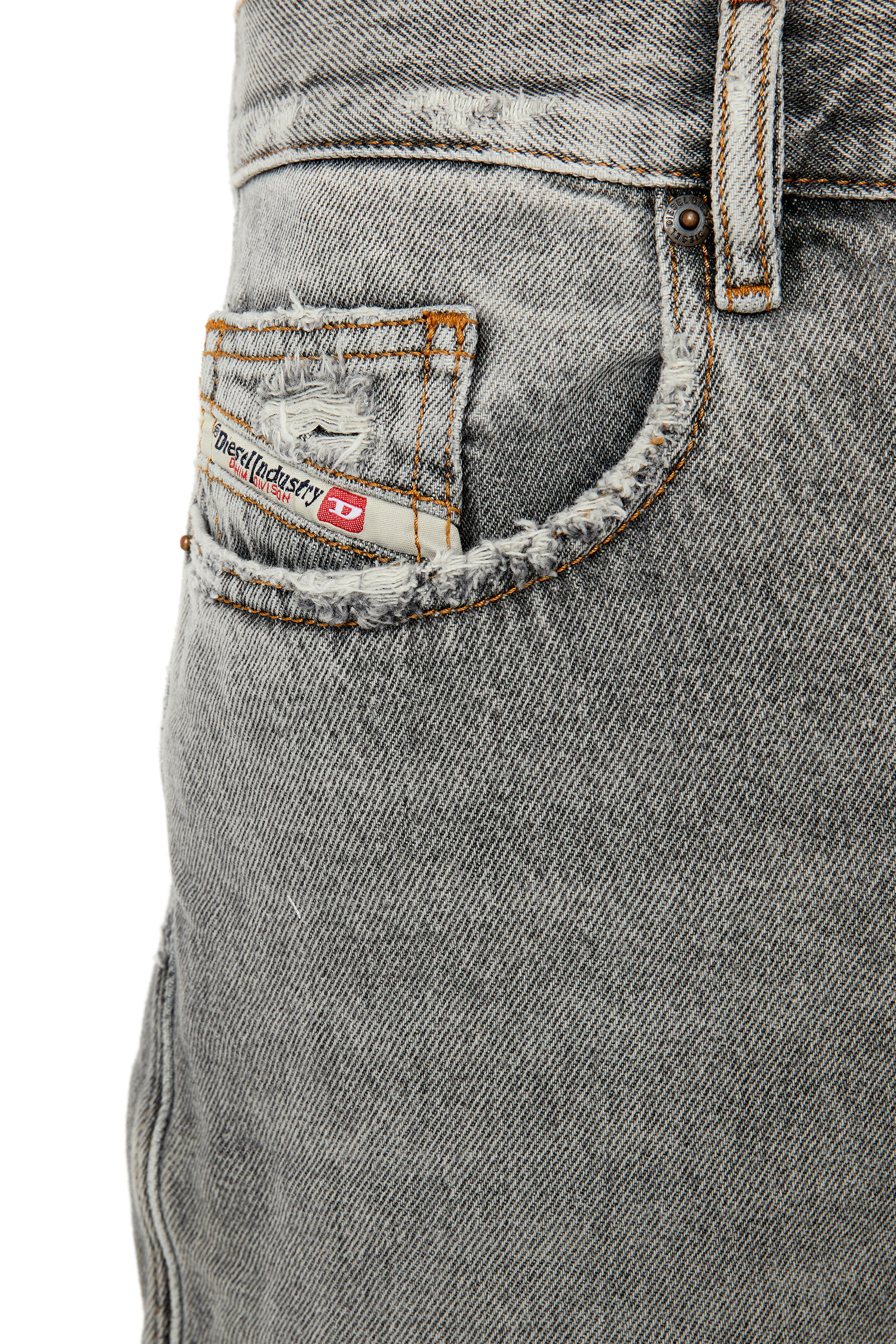 Diesel - Straight Jeans 2020 D-Viker E9B84, Light Grey - Image 4