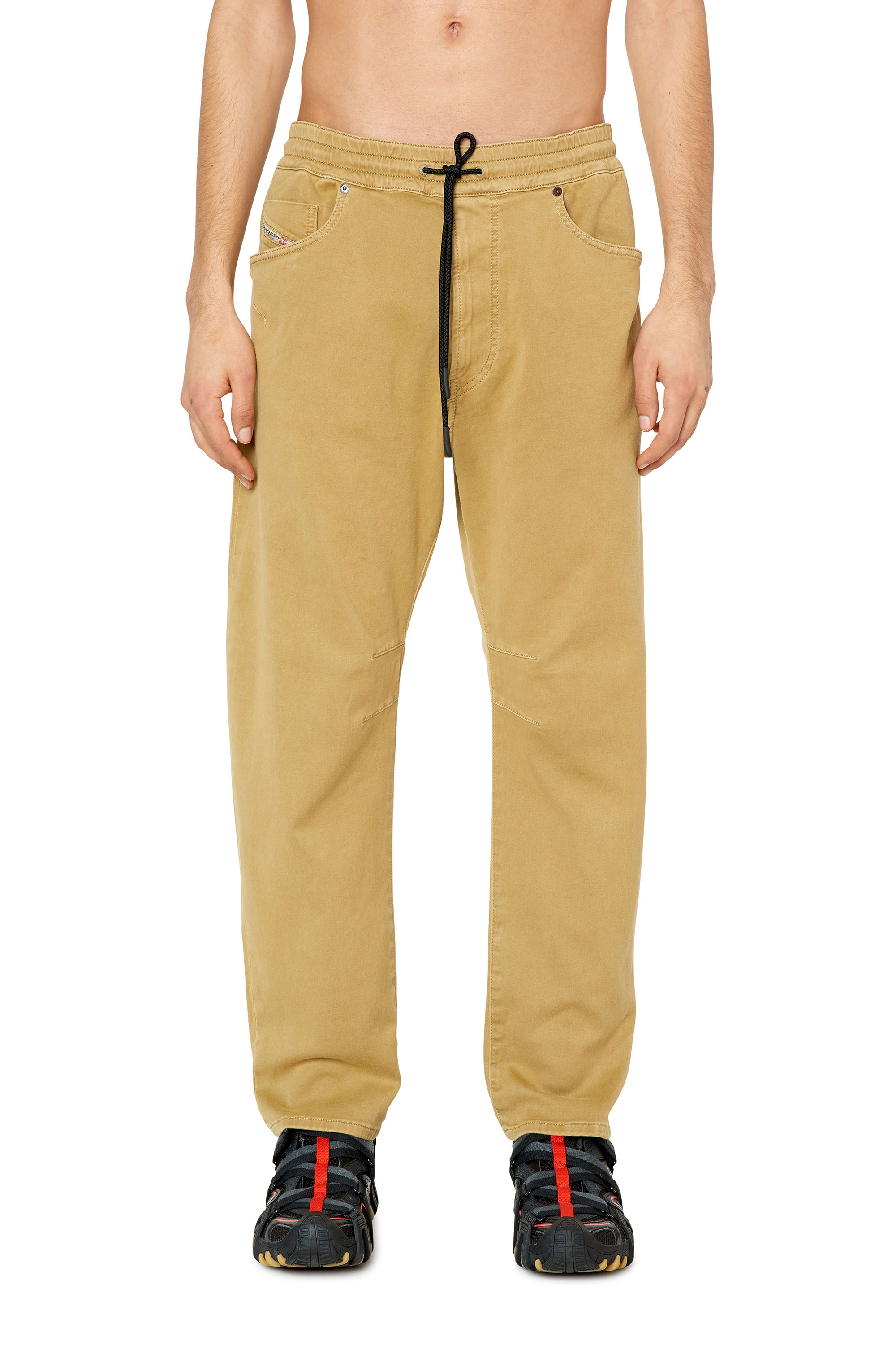 Diesel - D-Amage JoggJeans® 068DY Tapered, Light Brown - Image 1