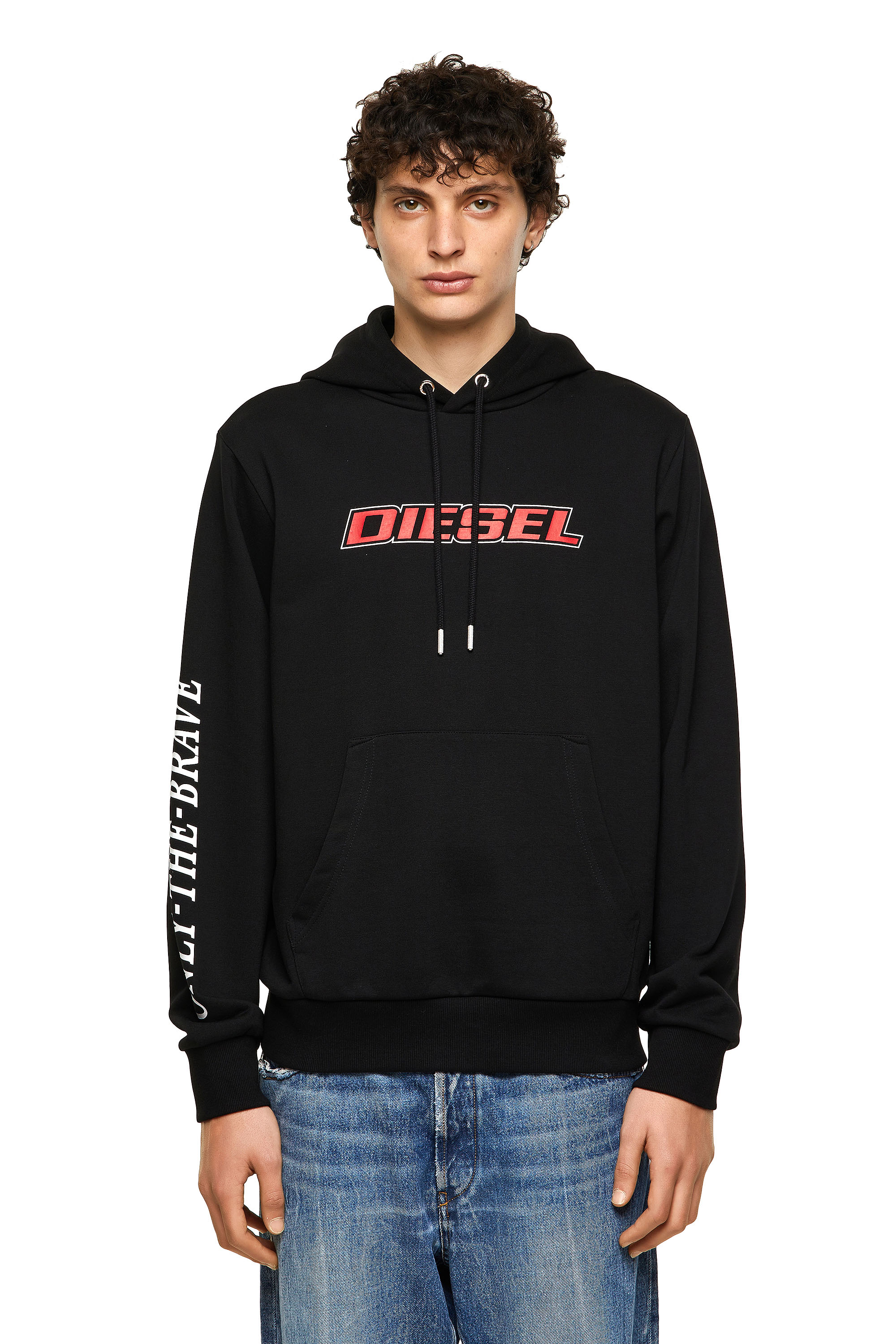 S-GIRK-HOOD-K10, Black - Sweaters