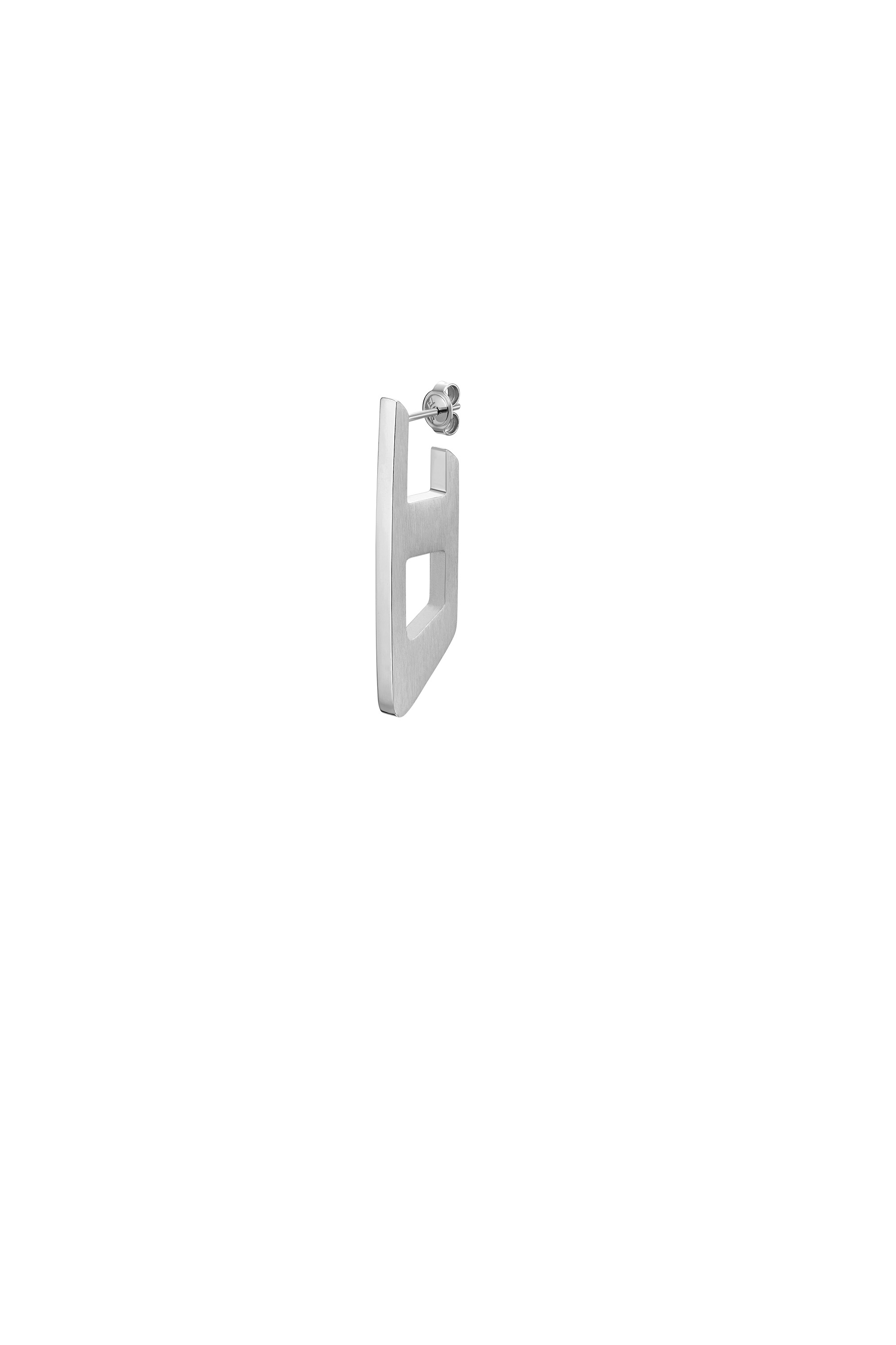 Diesel - DX1538040, Unisex's Stainless Steel Drop Earring in Silver - 1