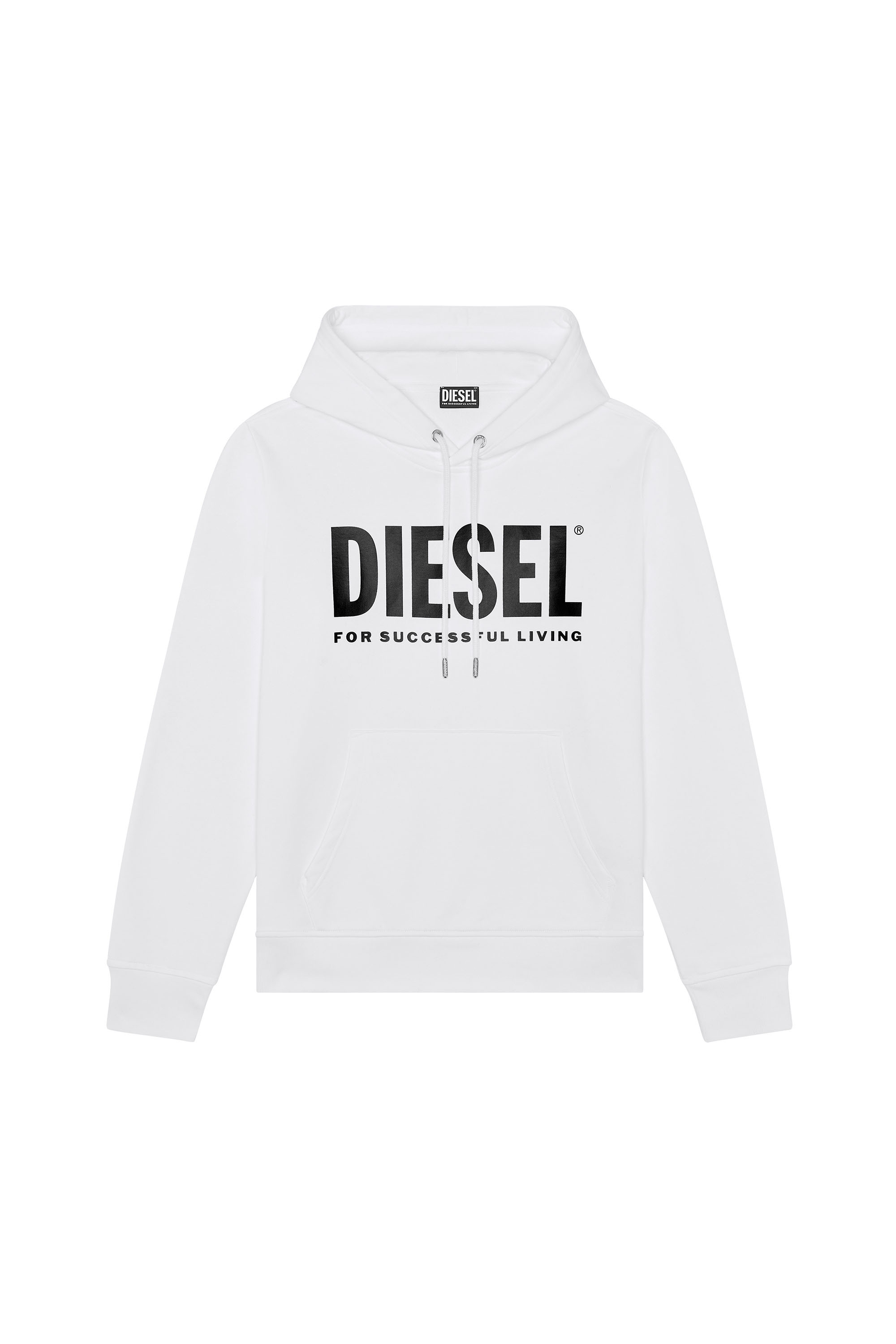 S-GIRK-HOOD-ECOLOGO, White - Sweaters