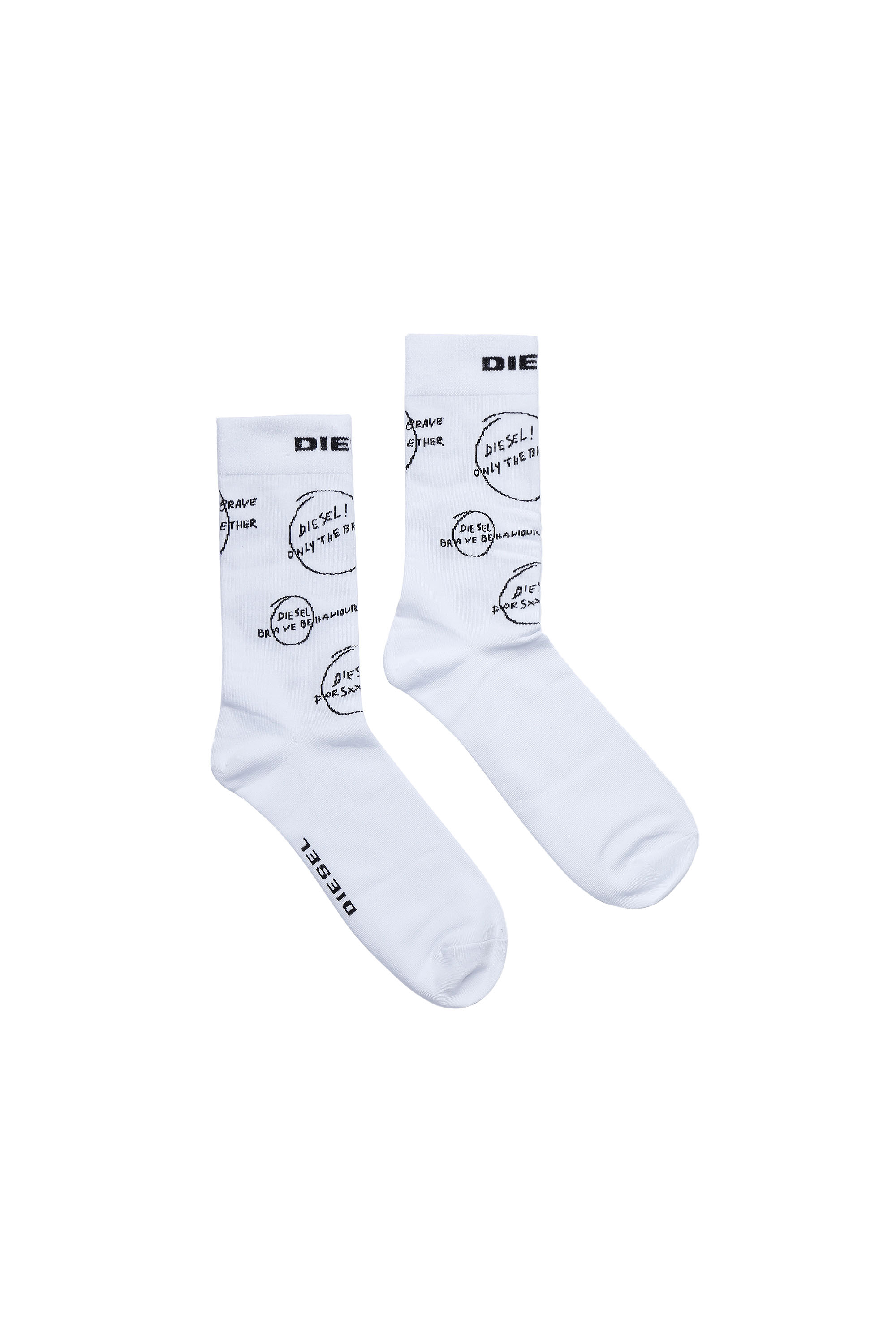 SKM-RAY, White - Socks