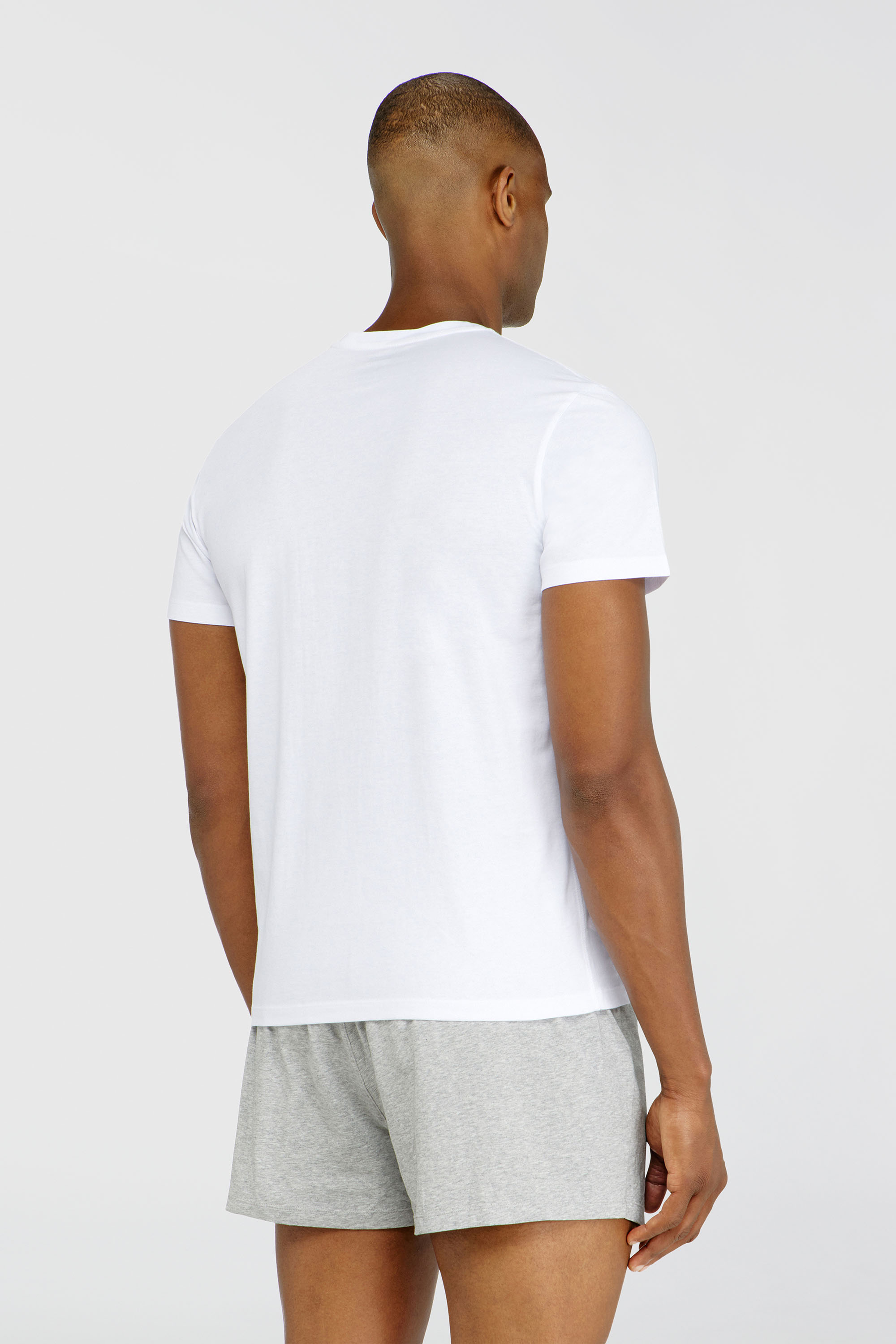 Diesel - RANDAL-D-CORE-3PACK, Man's Set of 3 cotton T-shirts in White - 4