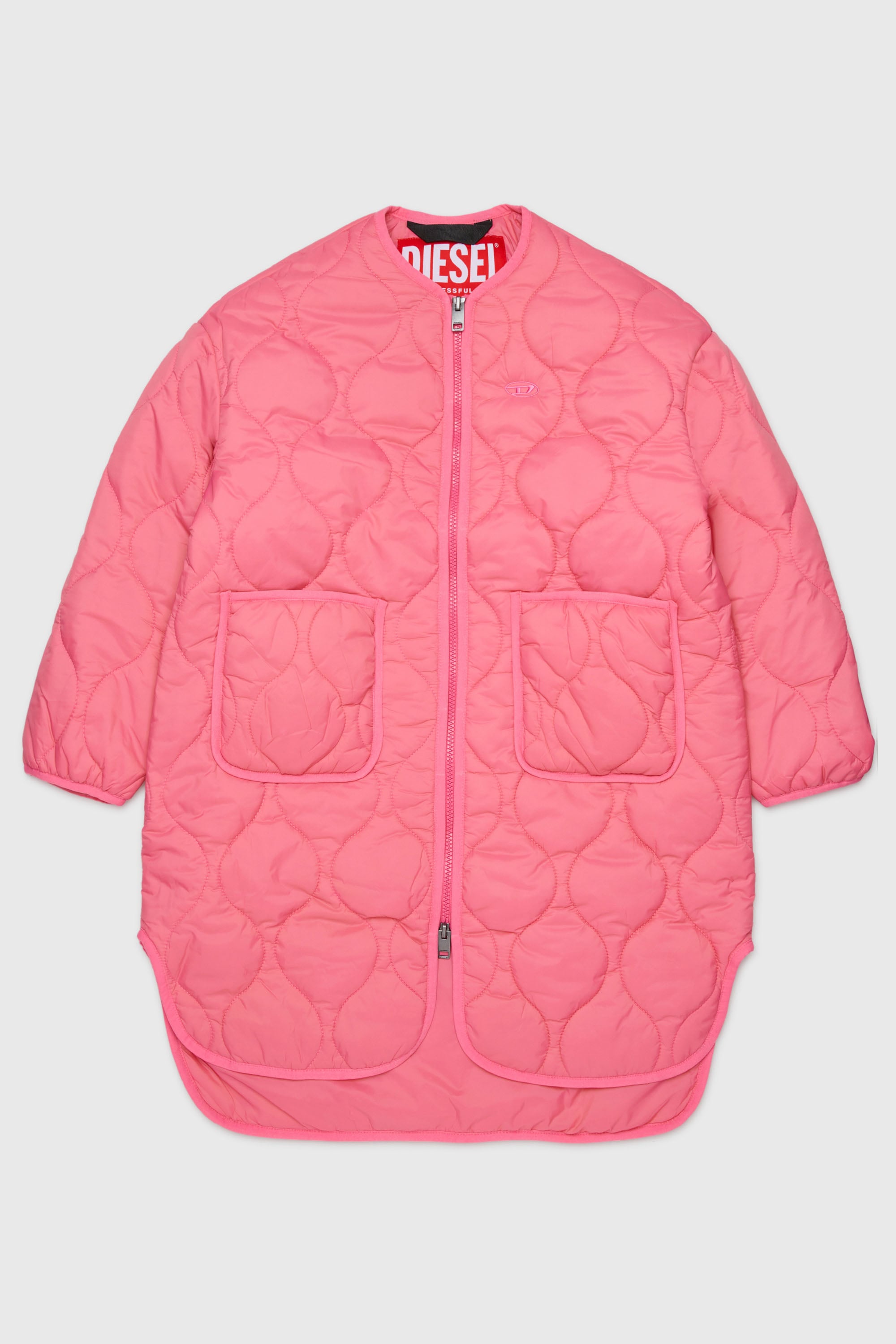 Liner jacket in quilted nylon